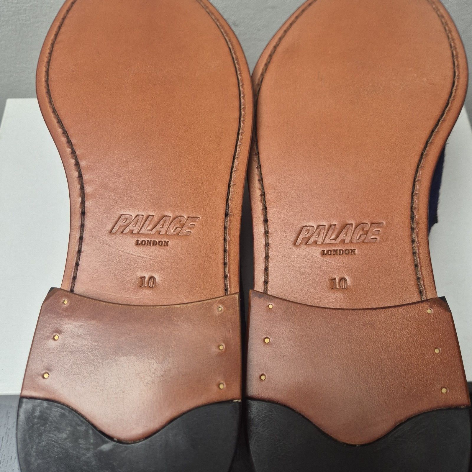 Palace Palace Pony Hair Loafer Navy UK10 Brand New In Box Size US 10.5 / EU 43-44 - 4 Thumbnail