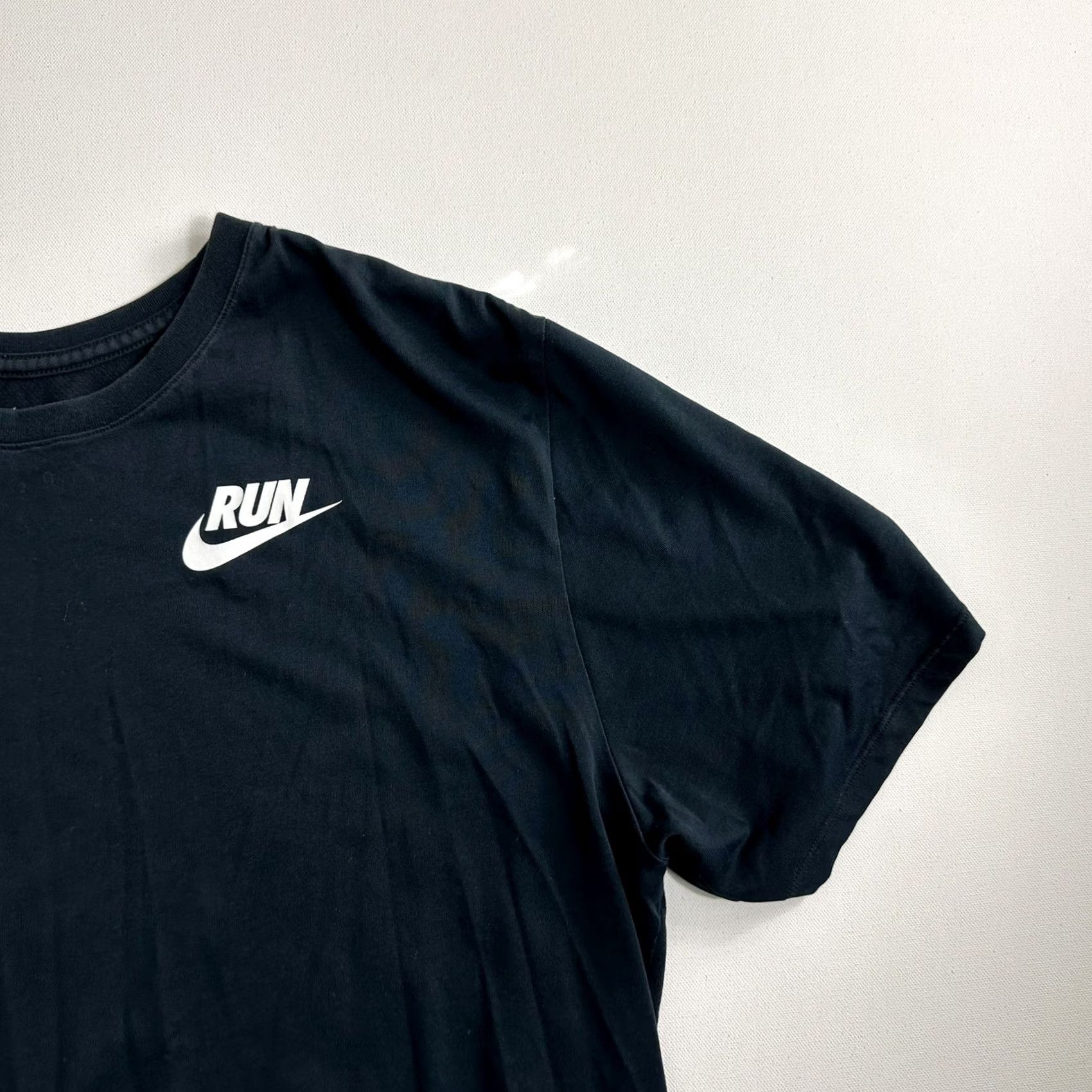 Nike Nike Tee Running Swoosh Shirt Adult Mens XL Black Casual Active Regular T-Shirt Short Sleeve Crew Neck Men Graphic Print All Seasons Size US XL / EU 56 / 4 - 4 Thumbnail