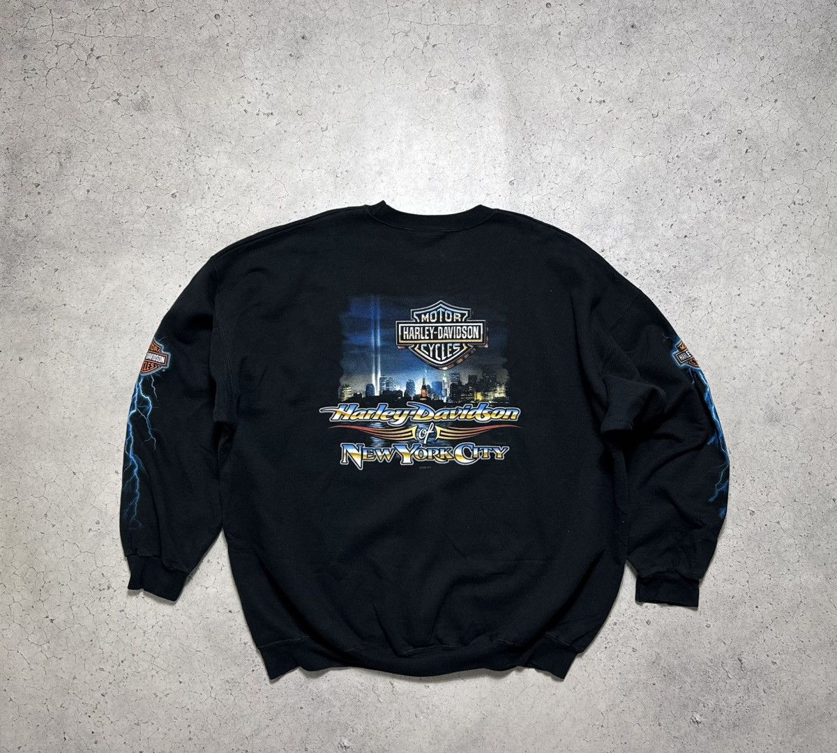 Harley Davidson Harley Motor Davidson 2006 Black Vintage Sweatshirt Size 2XL Size US XXL / EU 58 / 5 - 11 Thumbnail