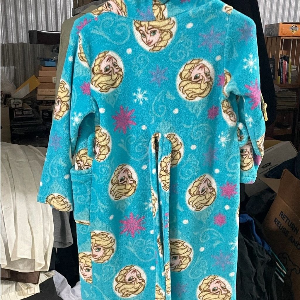 Disney Disney FROZEN Blue and Cream Plush Fabric Size ONE SIZE - 5 Thumbnail