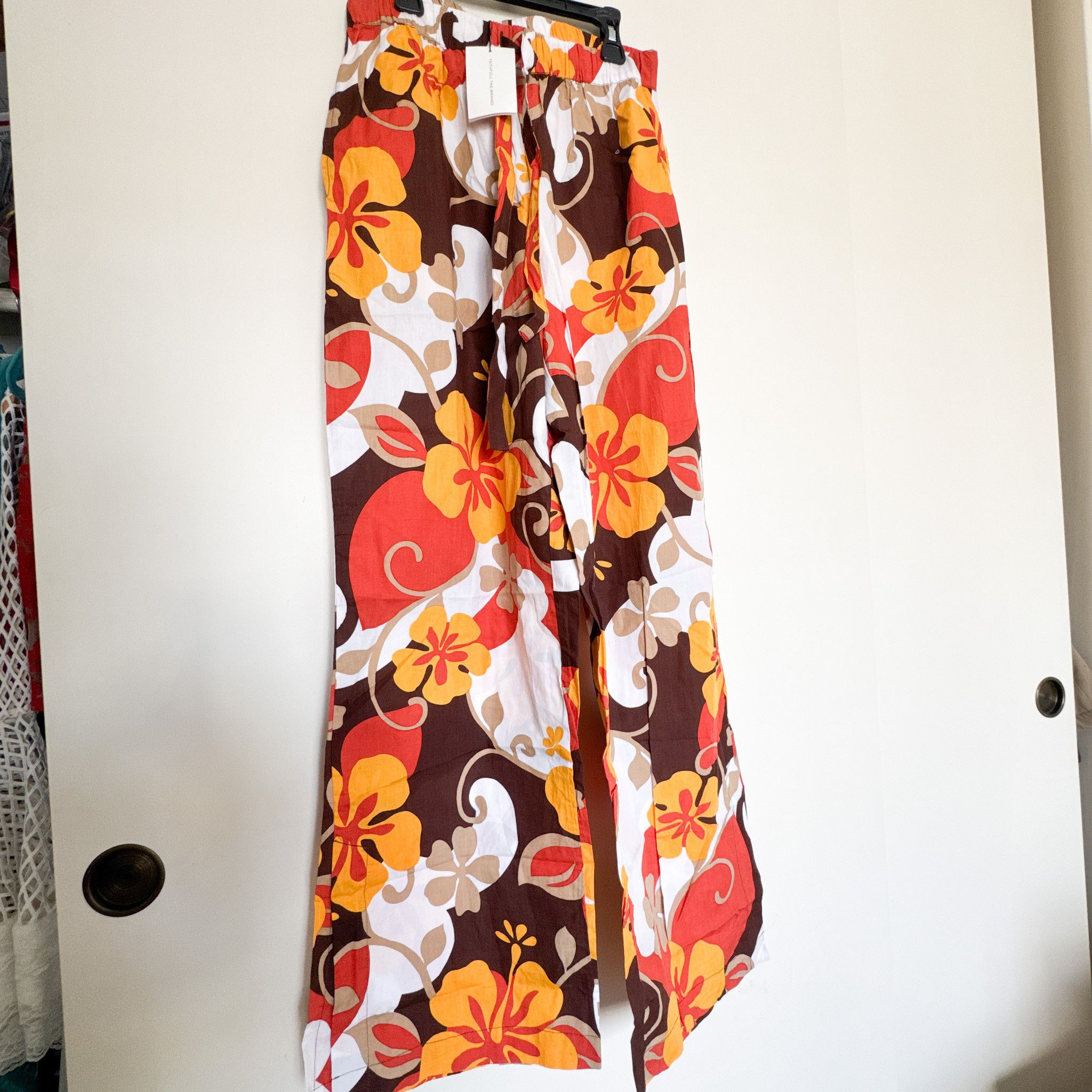 FAITHFULL FAITHFULL THE BRAND New Celvia Wide Leg Pant Ulani Floral P Size 27" / US 4 / IT 40 - 2 Thumbnail
