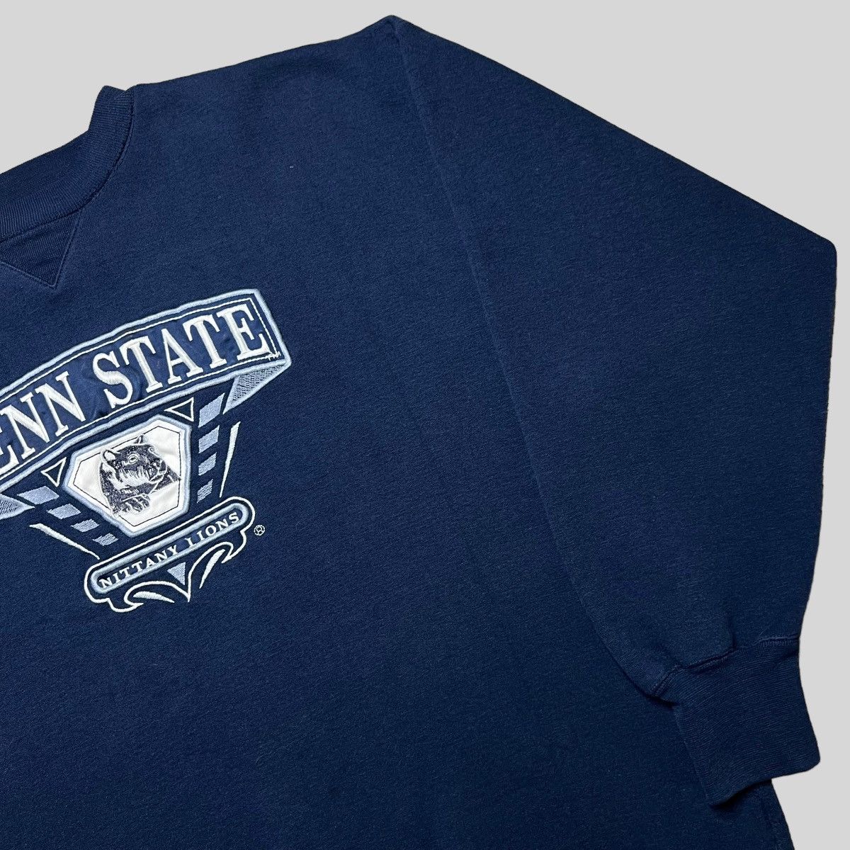 NCAA × Vintage Vtg 90s NCAA Penn State Nittany Lions Embroidered Sweatshirt Size US XL / EU 56 / 4 - 11 Thumbnail