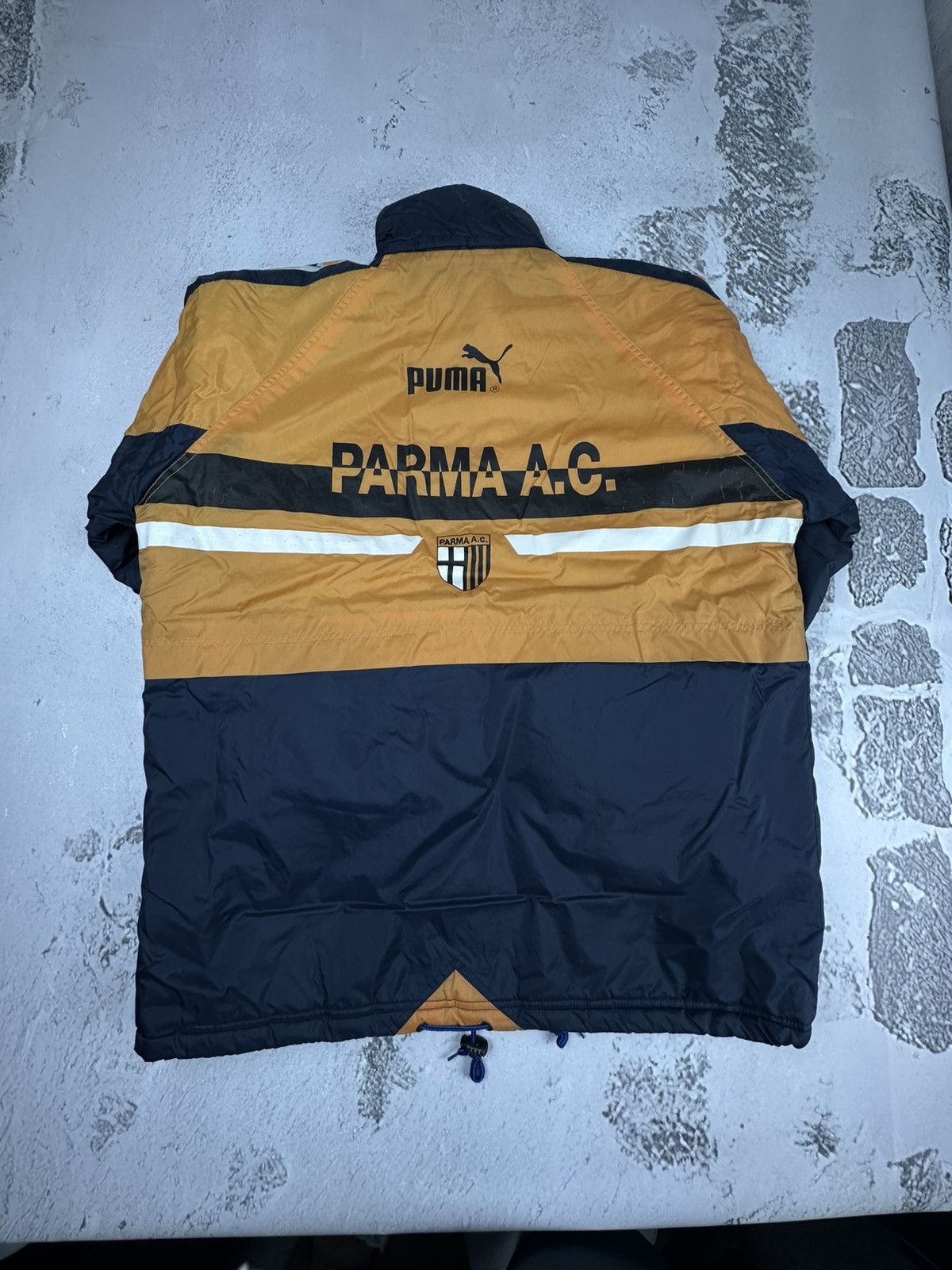 Vintage Vintage PARMA A.C football retro training winter jacket Size US XL / EU 56 / 4 - 1 Thumbnail