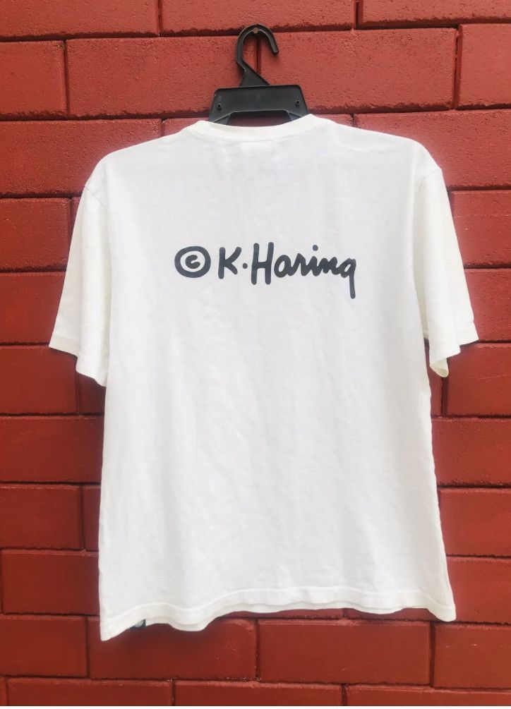 Japanese Brand × Keith Haring Vintage Keith Haring Loving Designer Fashion Style Size US M / EU 48-50 / 2 - 2 Thumbnail