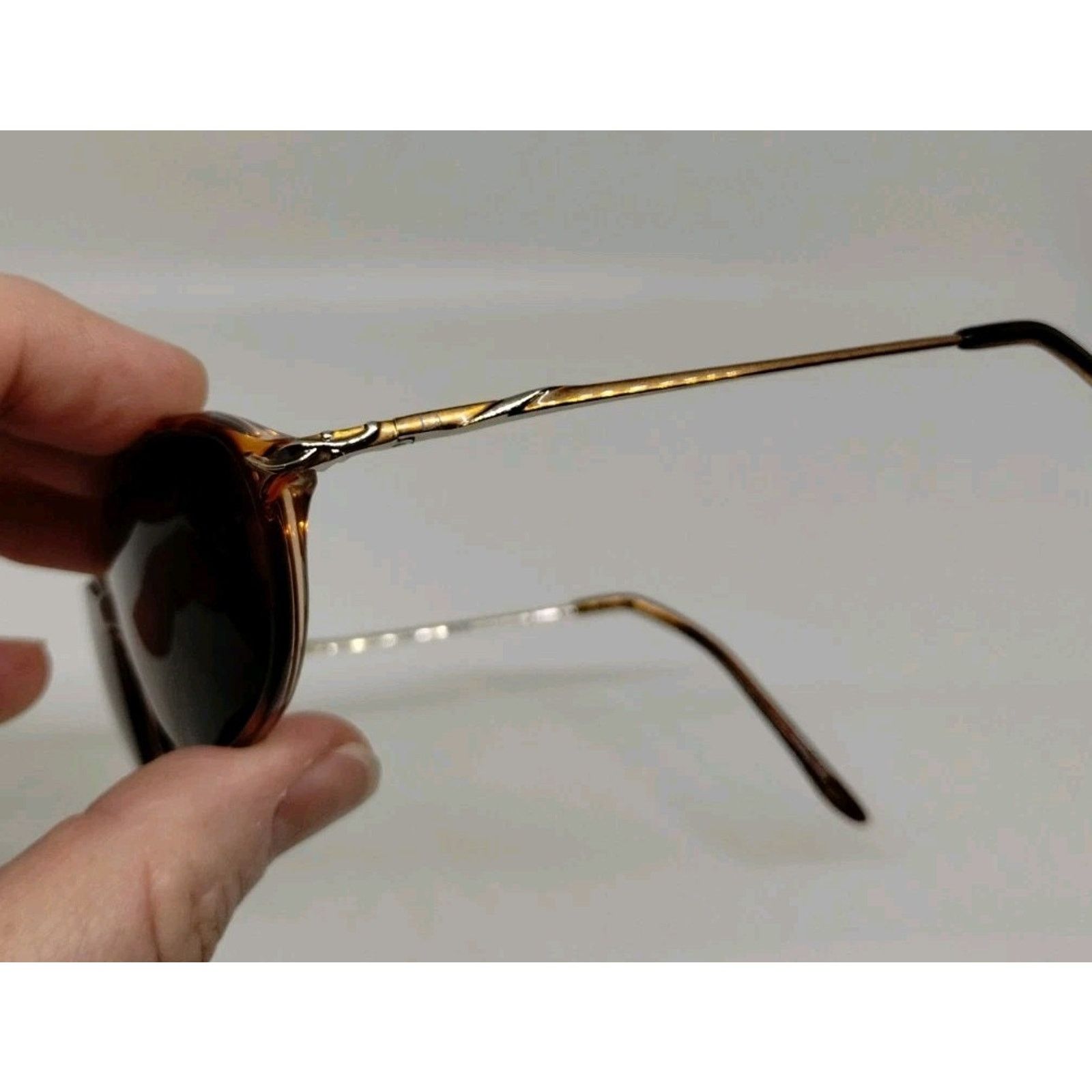 Vintage Elizabeth Arden Eyeglass Frames EA1018-1 Orange Brown Size ONE SIZE - 5 Thumbnail