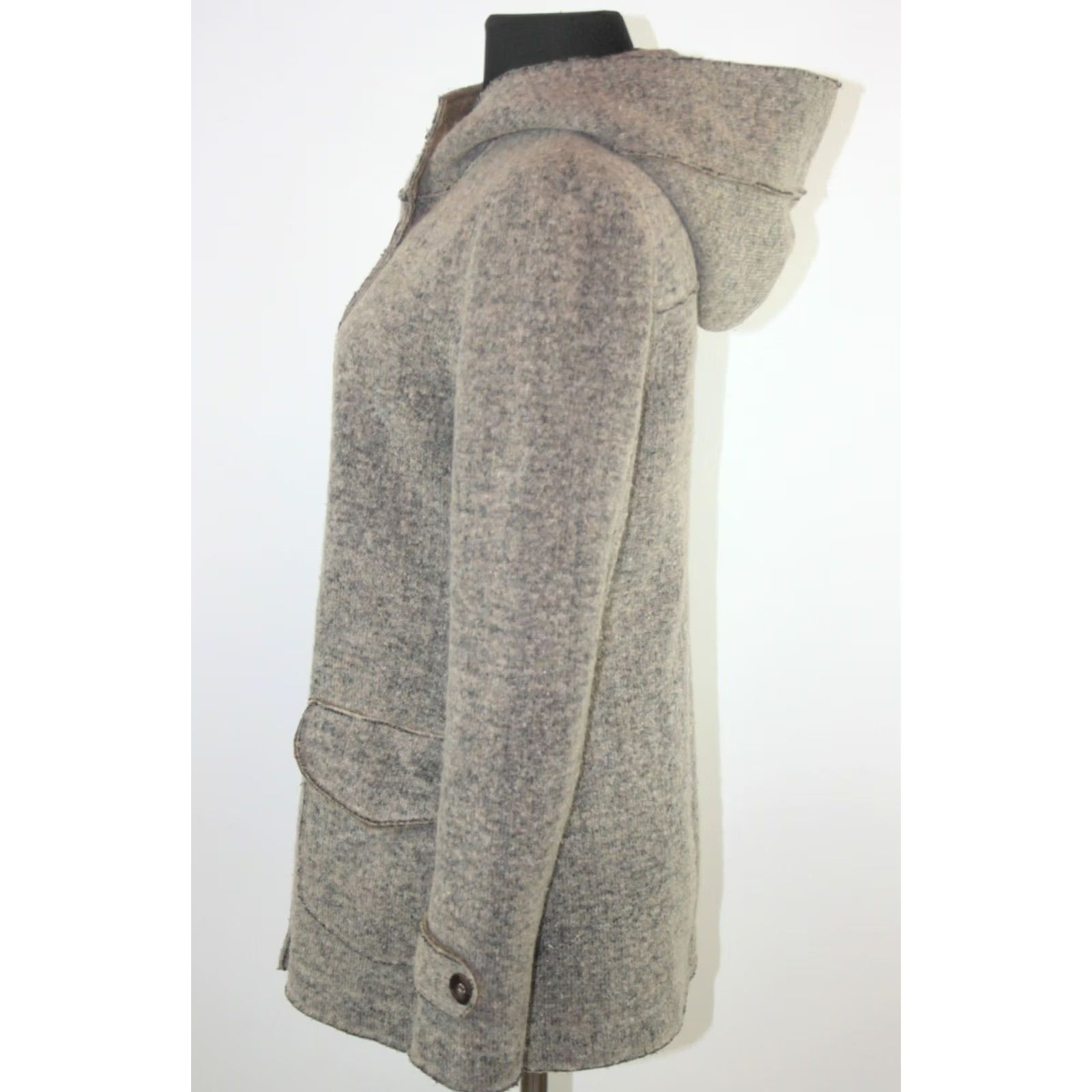 Trussardi Trussardi Jeans Overcoat Wool Beige Size 44 Adults Womens Size 30" / US 8 / IT 44 - 6 Thumbnail