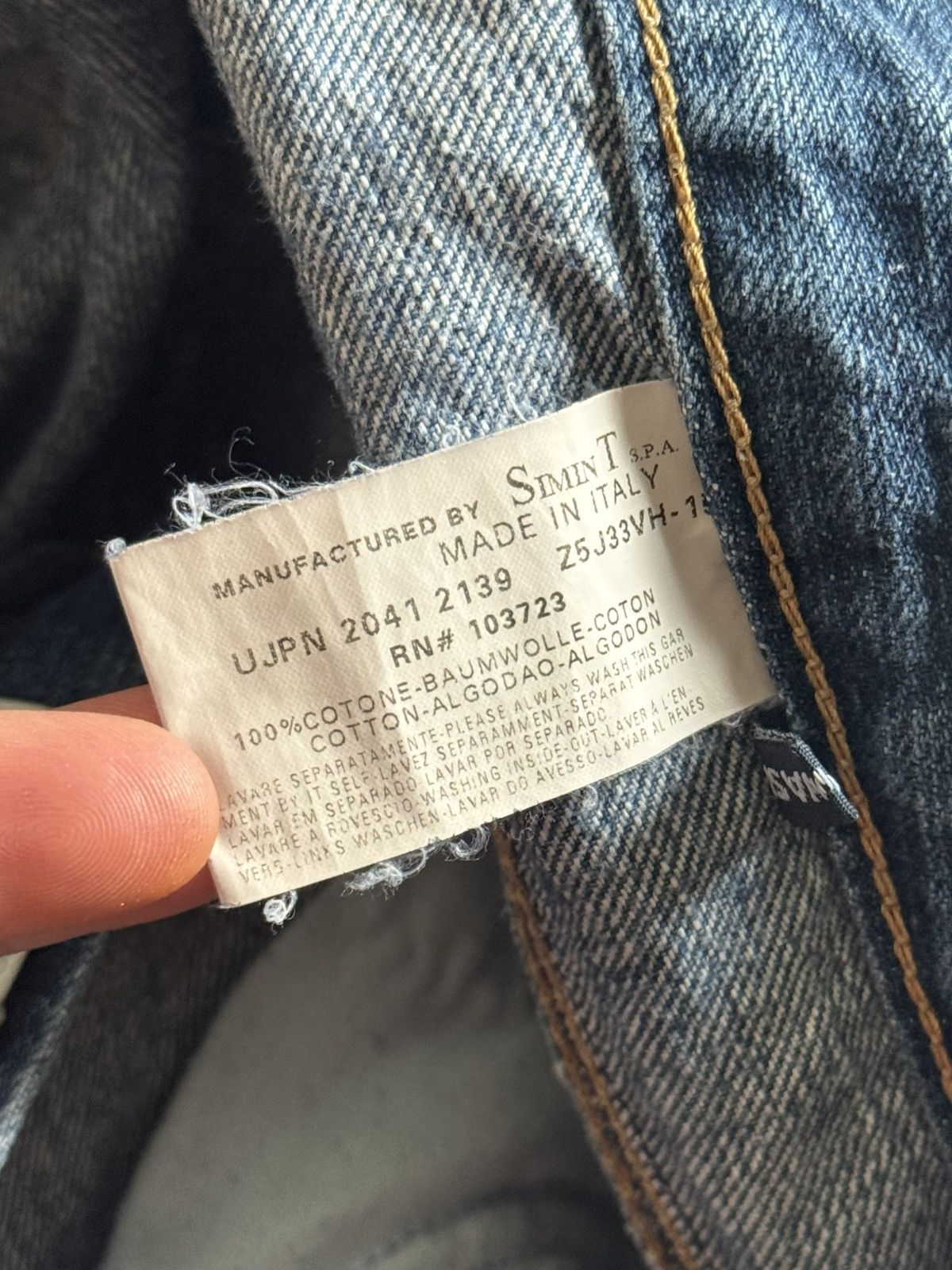 Armani Armani Jeans 26size wmns denim flared pants jeans trousers Size 26" / US 2 / IT 38 - 14 Thumbnail