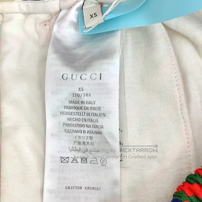 Gucci Gucci SizeXS Colour-blocked striped cotton casual trousers Size 42" / US 20 - 7 Thumbnail