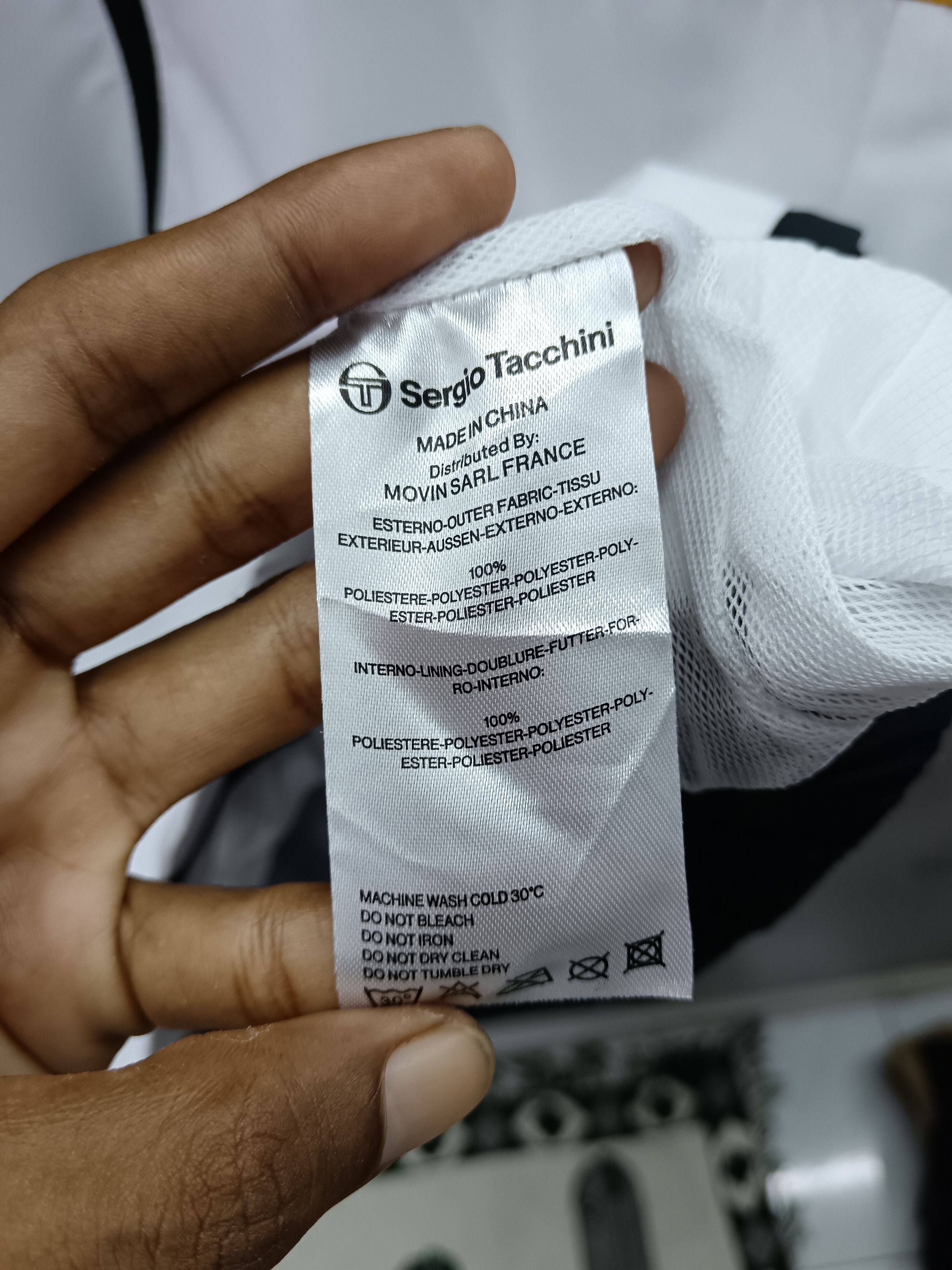 Other Sergio tacchini lista track top windbreaker jacket Size US L / EU 52-54 / 3 - 7 Thumbnail