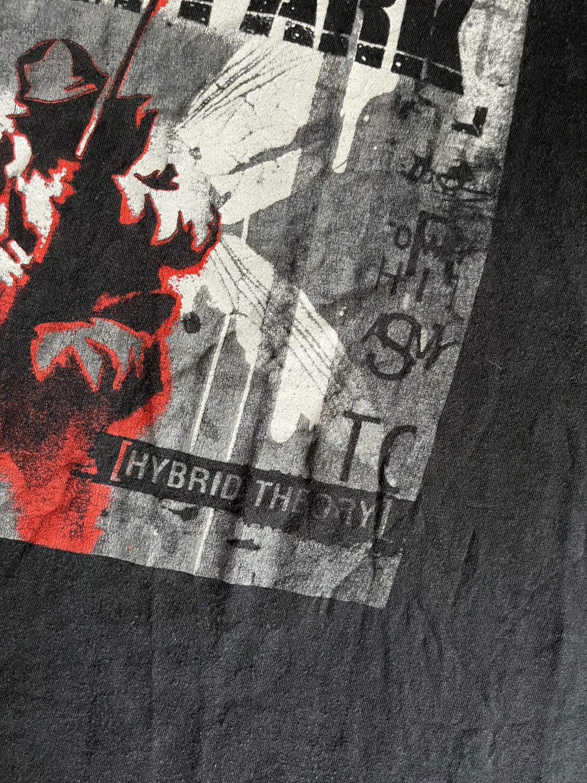 Band Tees Vintage Linkin Park 'Hybrid Theory' Rare Single Stitch Album Size US L / EU 52-54 / 3 - 3 Thumbnail