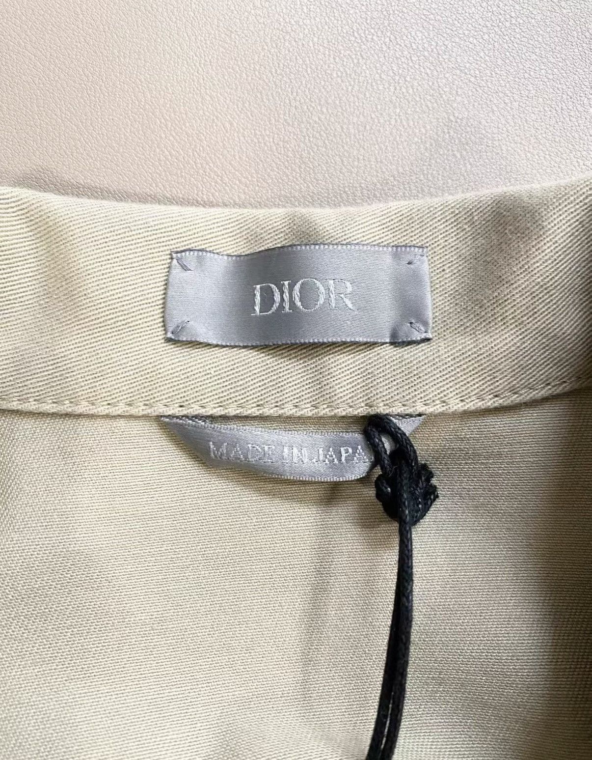 Dior Dior Classic Khaki Cotton Long Sleeve Shirt J33 Size L / US 10 / IT 46 - 2 Thumbnail