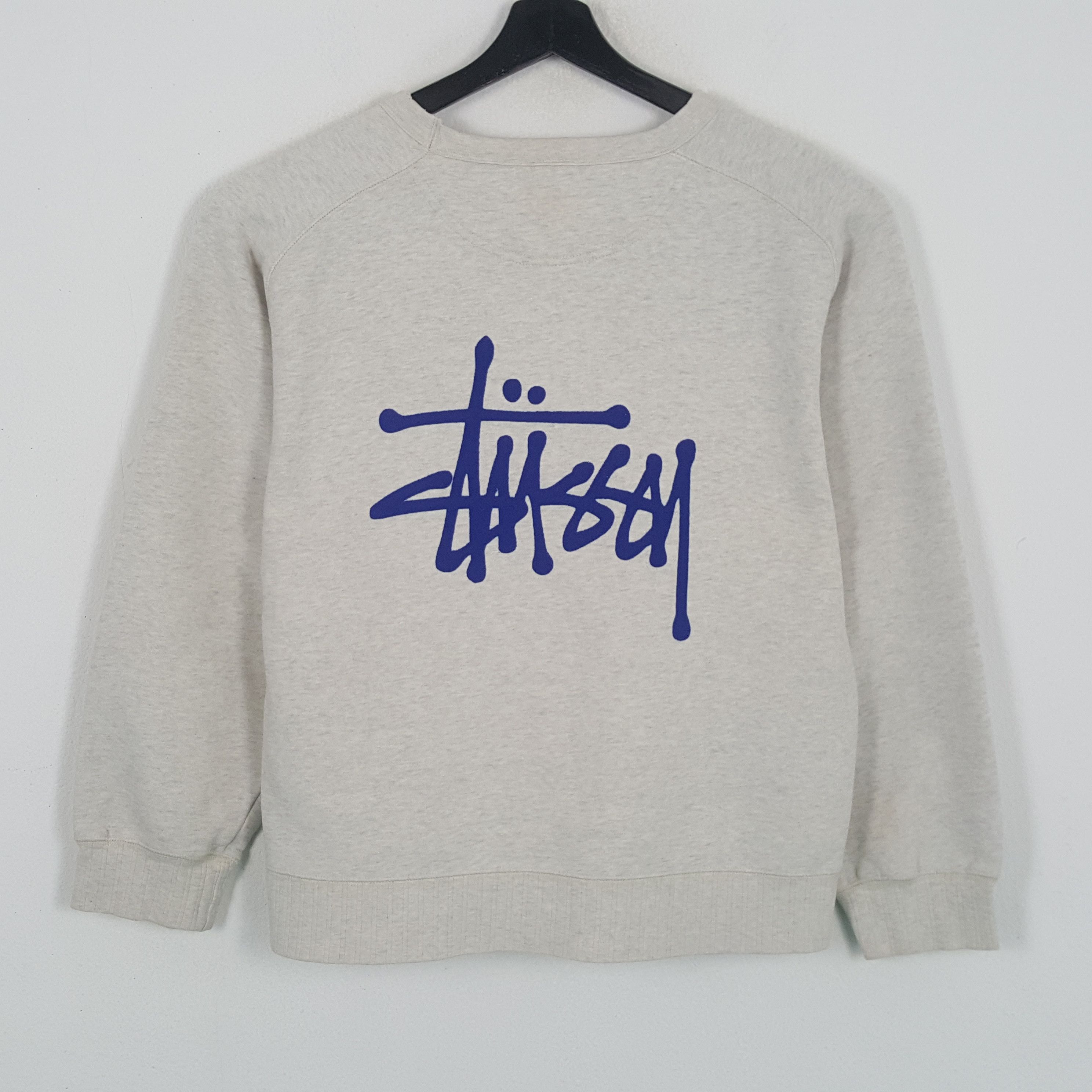 Stussy × Vintage STUSSY Streetwear Skateboard Custom Art Sweatshirt Size US M / EU 48-50 / 2 - 1 Thumbnail