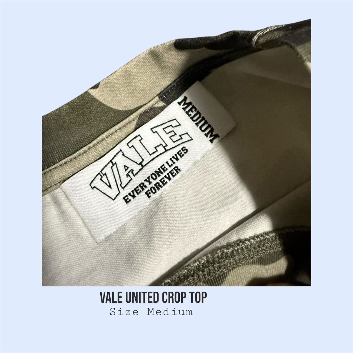 Vale Vale United Crop Top Size M / US 6-8 / IT 42-44 - 2 Thumbnail