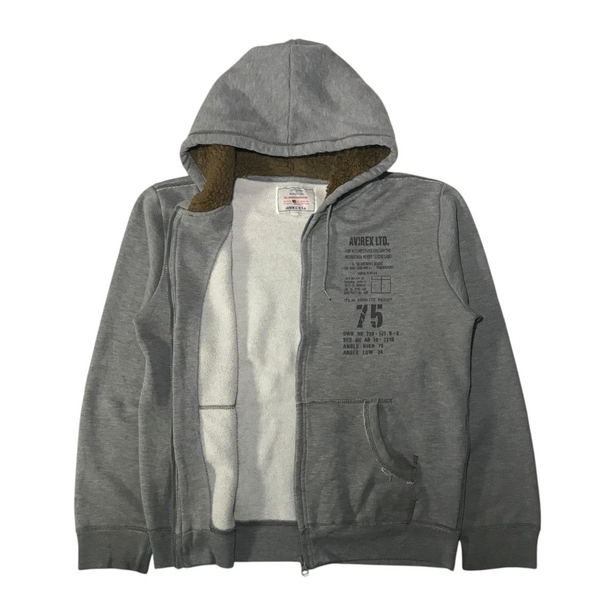 Avirex Avirex Zipper Hoodie Size US L / EU 52-54 / 3 - 2 Thumbnail