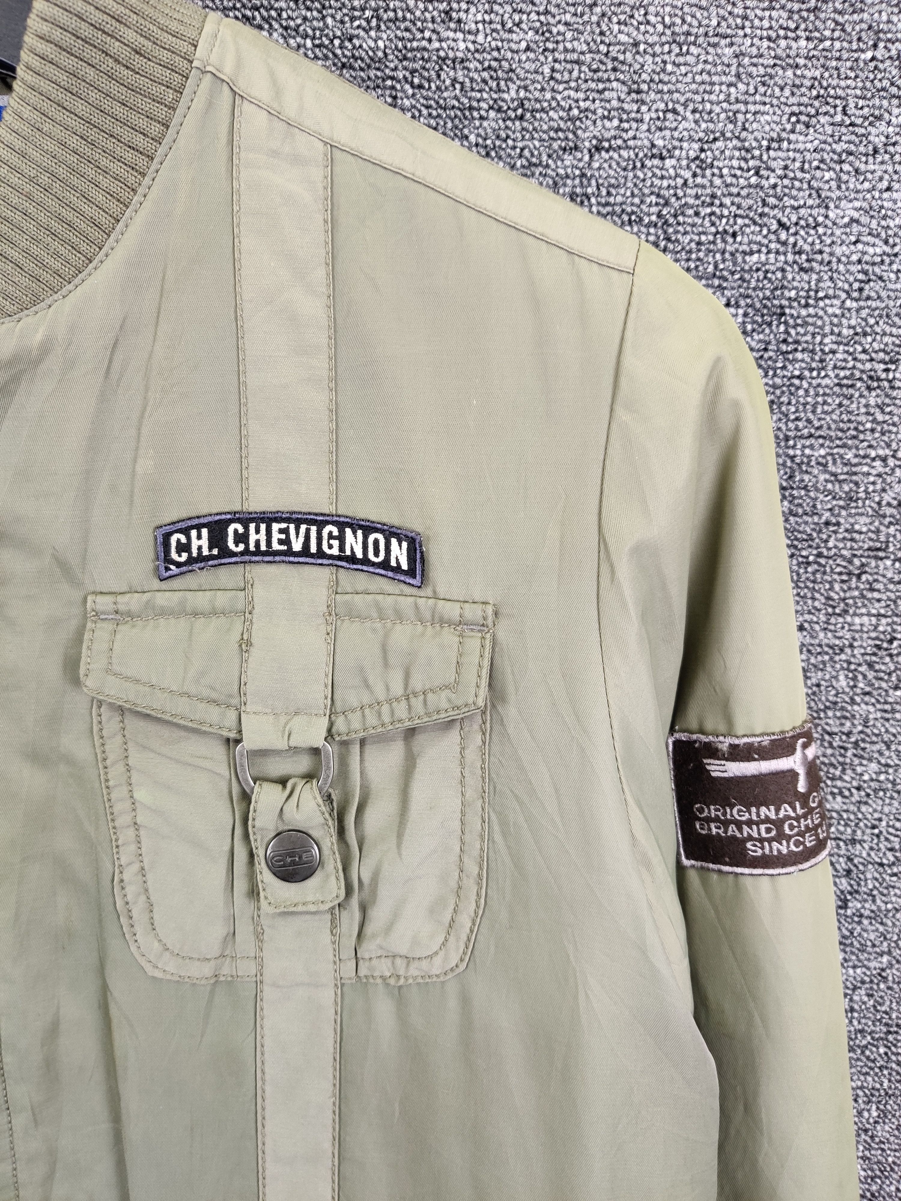 Chevignon Vintage 90s Chevignon Parachute Military Bomber Jacket Size US M / EU 48-50 / 2 - 4 Thumbnail
