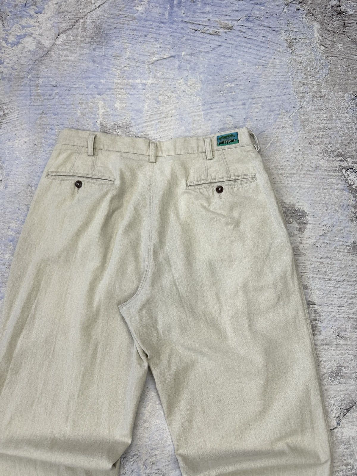 Patagonia × Vintage Patagonia Rare Tropics Logo relaxed fit chino pants mens Size US 36 / EU 52 - 8 Thumbnail