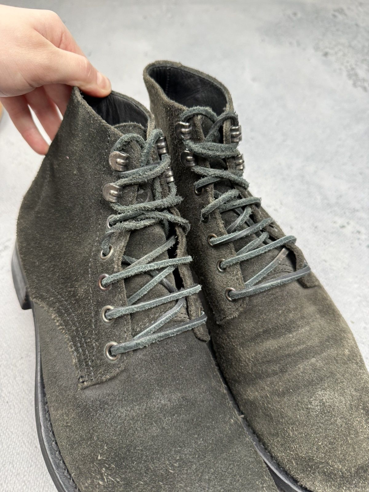 Dsquared2 Dsquared2 Dark Green Suede Lace Up Boots Rugged Military lux Size US 8 / EU 41 - 12 Thumbnail