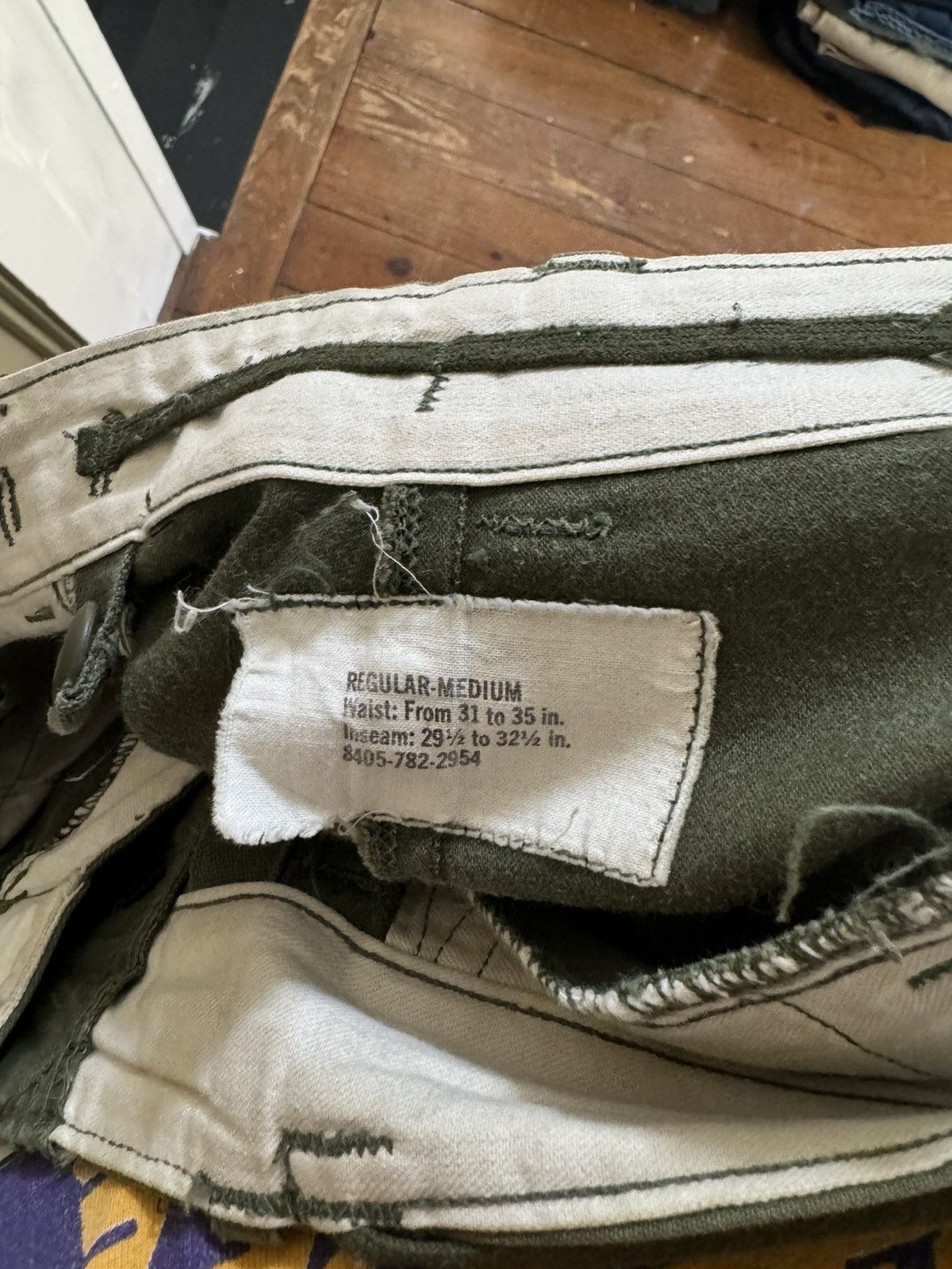 Other VINTAGE MILITARY CARGO PANTS Size US 36 / EU 52 - 4 Thumbnail