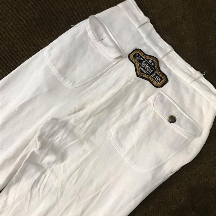 Emporio Armani × Giorgio Armani Vintage Armani Jeans Garment Sweat Jogger Pants Trackpants Size US 35 - 1 Thumbnail