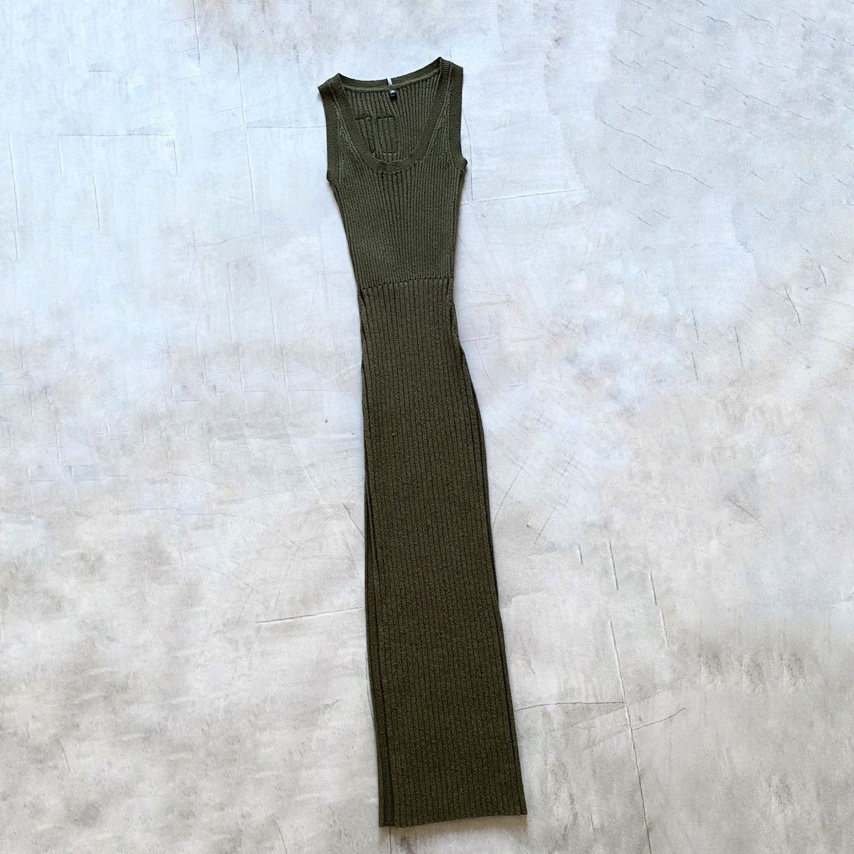 Alexander McQueen Genesis II By McQ Alexander McQueen Slim Green Knit Dress Size S / US 4 / IT 40 - 3 Thumbnail