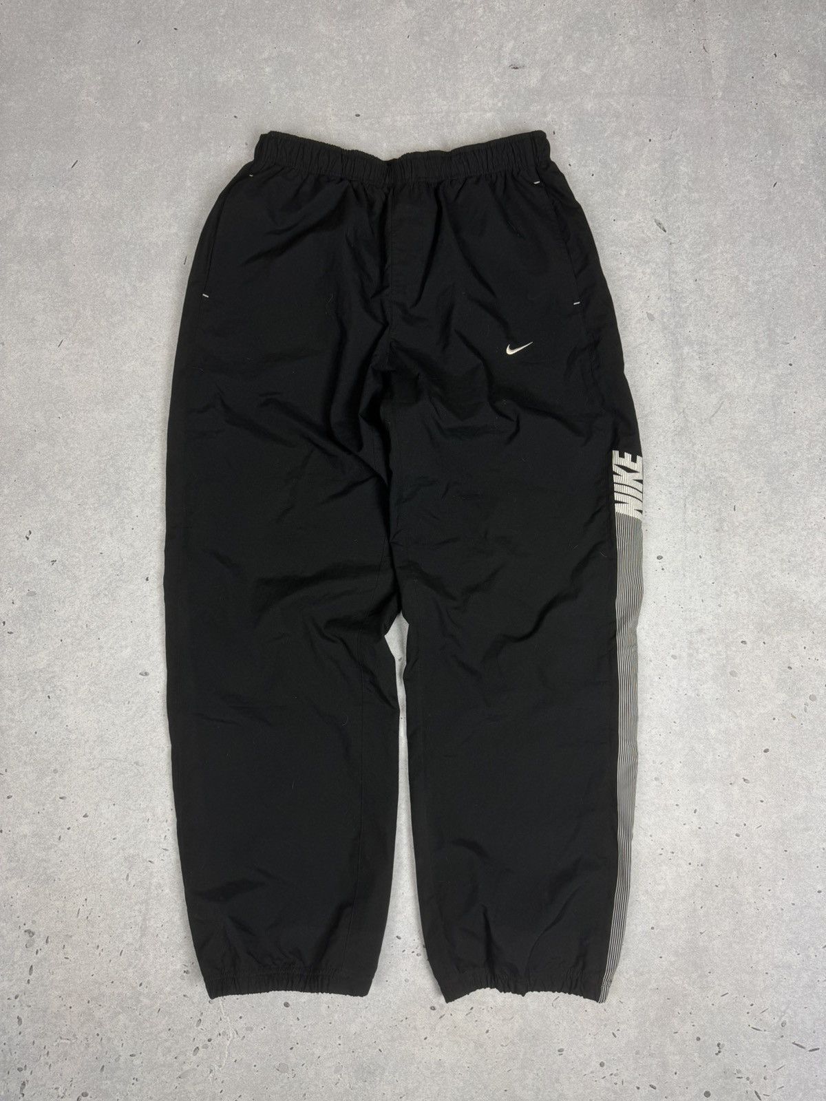 Nike Vintage Nike Swoosh Nylon Drill Track Pants Size US 34 / EU 50 - 1 Thumbnail