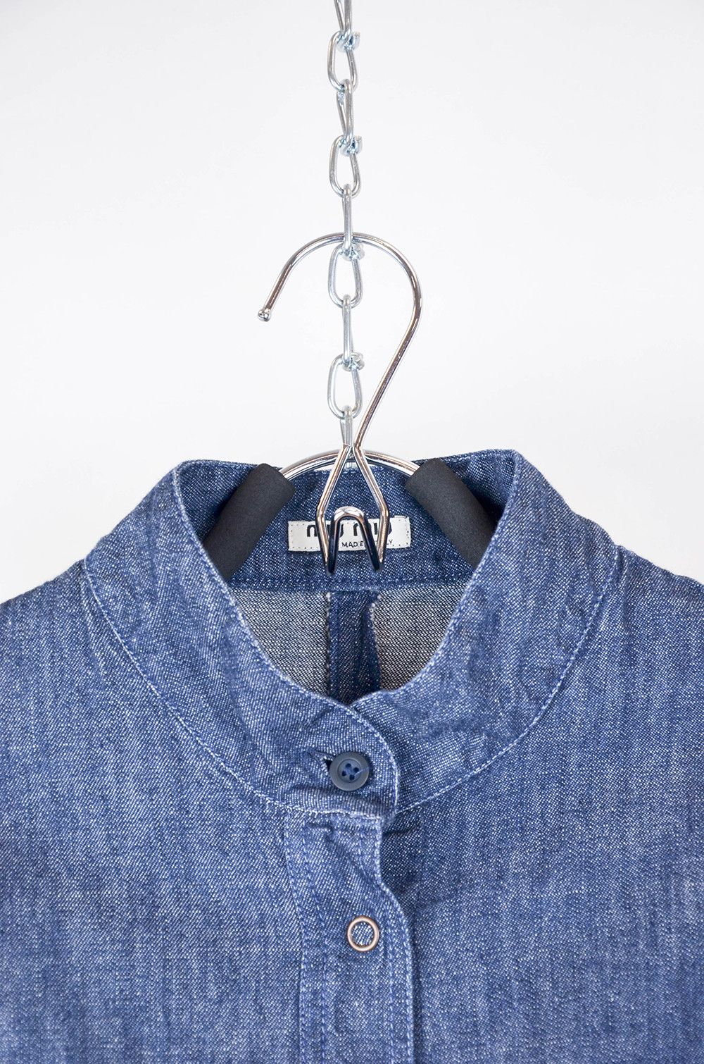 Miu Miu × Vintage MIU MIU Vintage Blue Chambray Denim Shirt - 42 Size M / US 6-8 / IT 42-44 - 6 Thumbnail