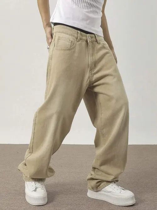 Jean Washed Baggy Denim Jeans Stacked Skate Size US 32 / EU 48 - 1 Thumbnail
