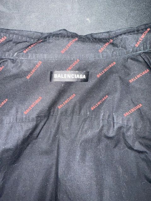 Balenciaga Balenciaga shirt Black and red Size US XXS / EU 40 - 3 Thumbnail