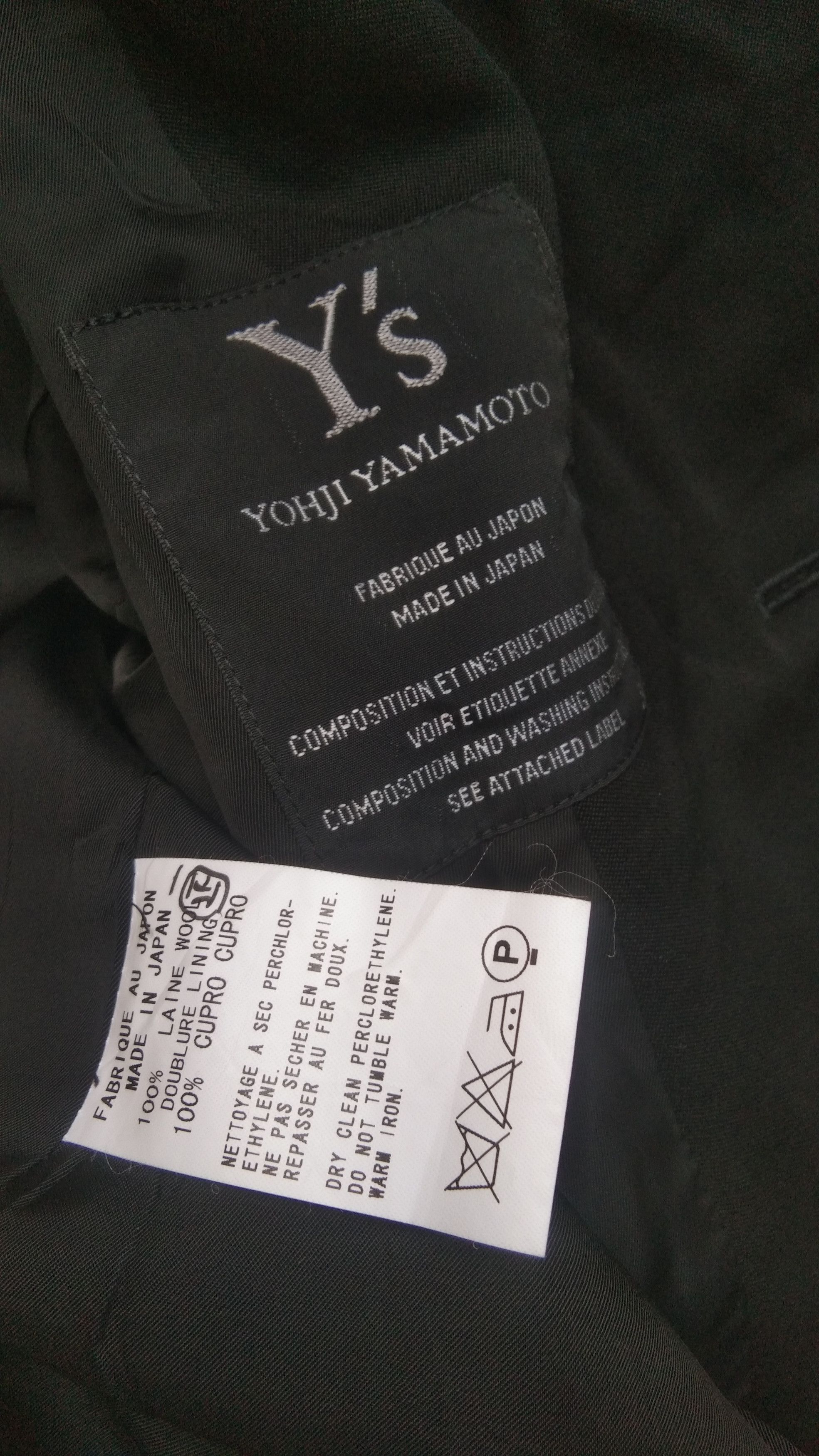 Y's Y's yohji yamamoto black blazer jacket Size M / US 6-8 / IT 42-44 - 6 Thumbnail