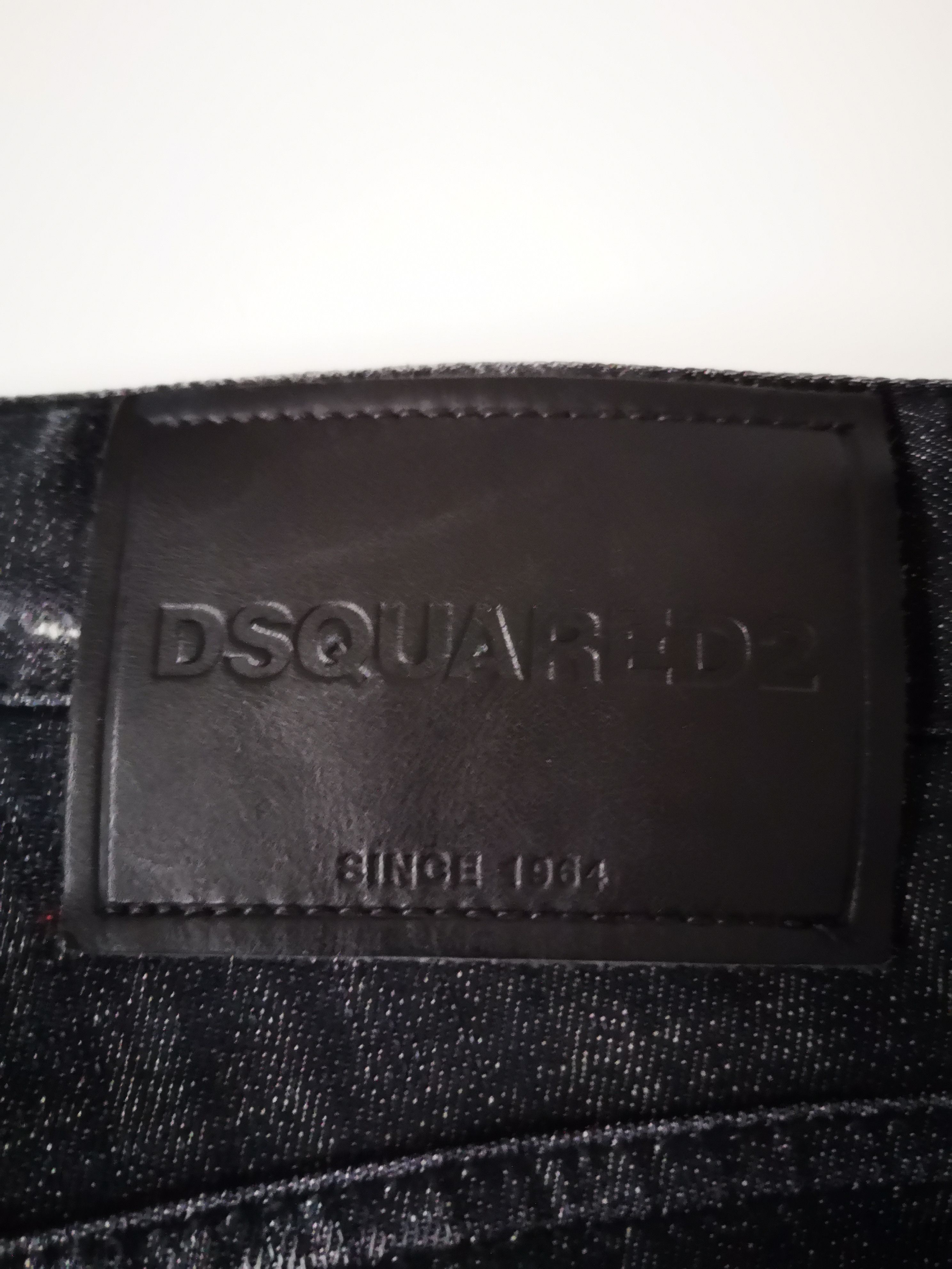 Dsquared2 DSQUARED2 24' BLACK USED DENIM PAINTED COOL GUY JEANS GR. 48 Size US 32 / EU 48 - 20 Thumbnail
