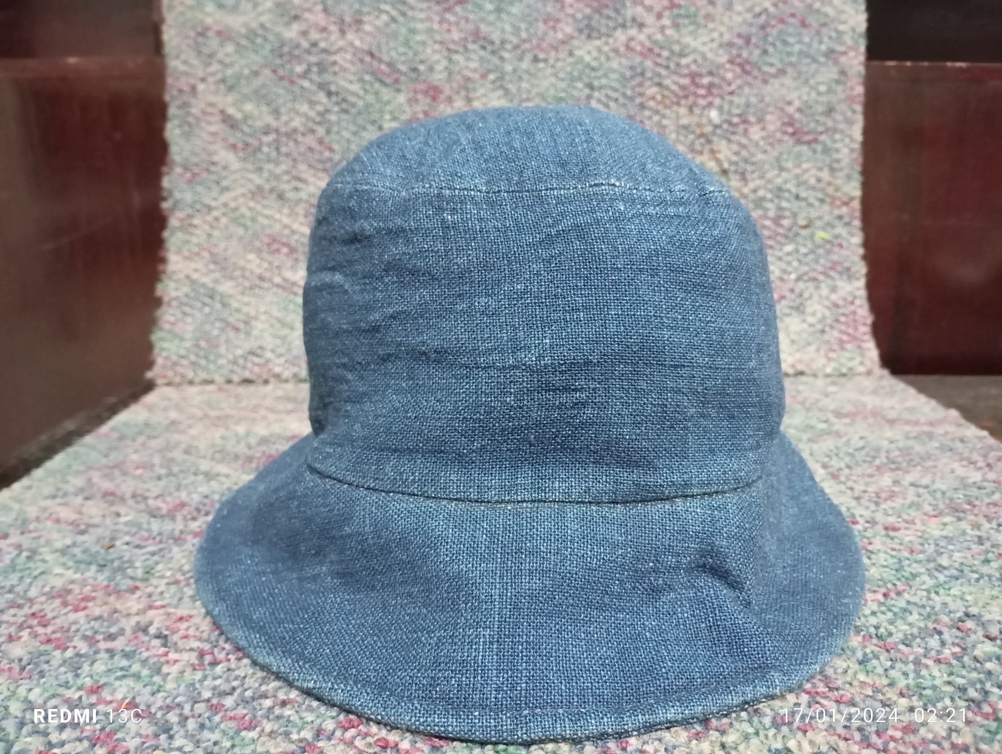 Indigo × Japanese Brand Indigo Bucket Hat Marylia Made in Japan Size ONE SIZE - 4 Thumbnail
