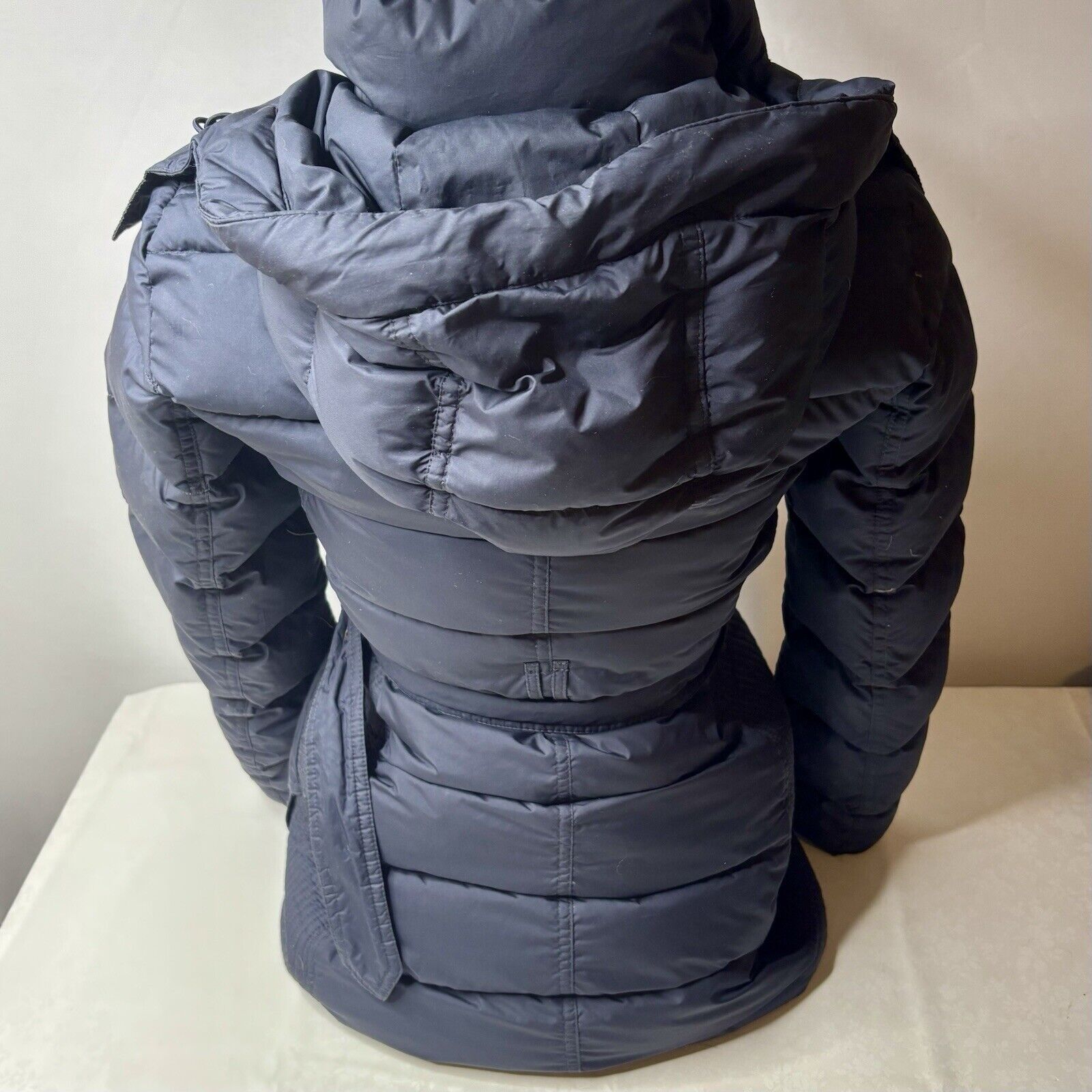 Burberry Burberry Brit W's Navy Down Parka Coat XS Size XS / US 0-2 / IT 36-38 - 4 Thumbnail