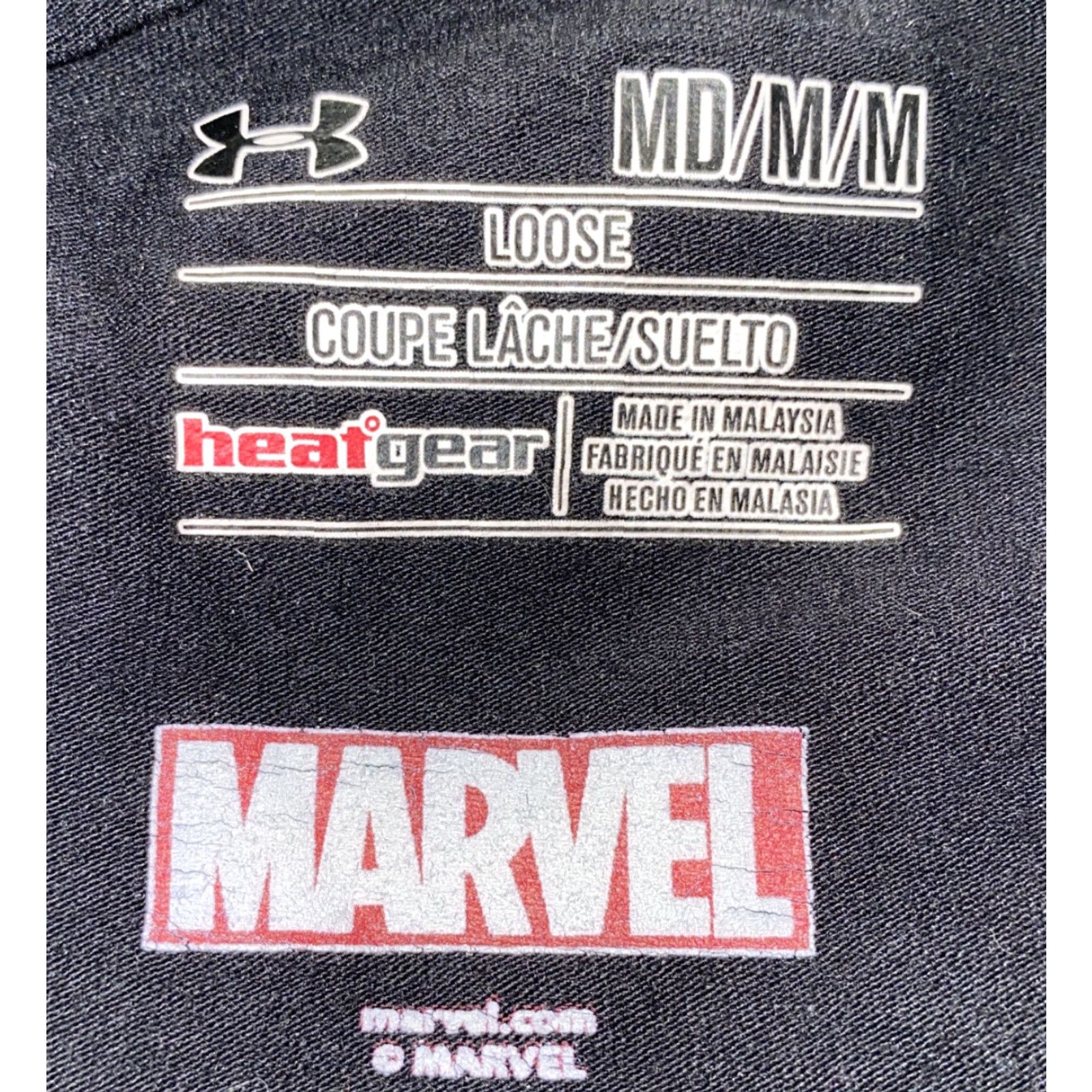 Under Armour Under Armour Captain America Mens Short Sleeve T Shirt Size M Black Blue Marvel Shirt Mens Graphic Tee Marvel Captain America Size US M / EU 48-50 / 2 - 4 Thumbnail