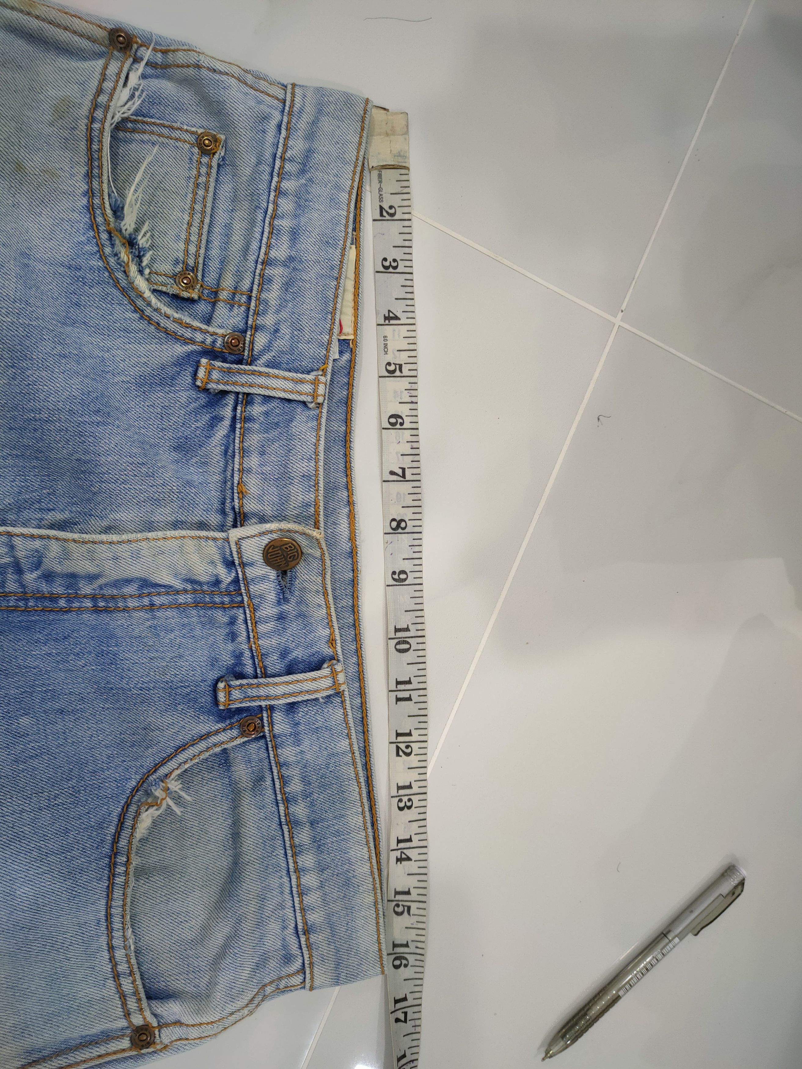 Japanese Brand VINTAGE JAPANESE DISTRESSED JEAN DENIM PANTS Size US 32 / EU 48 - 8 Thumbnail