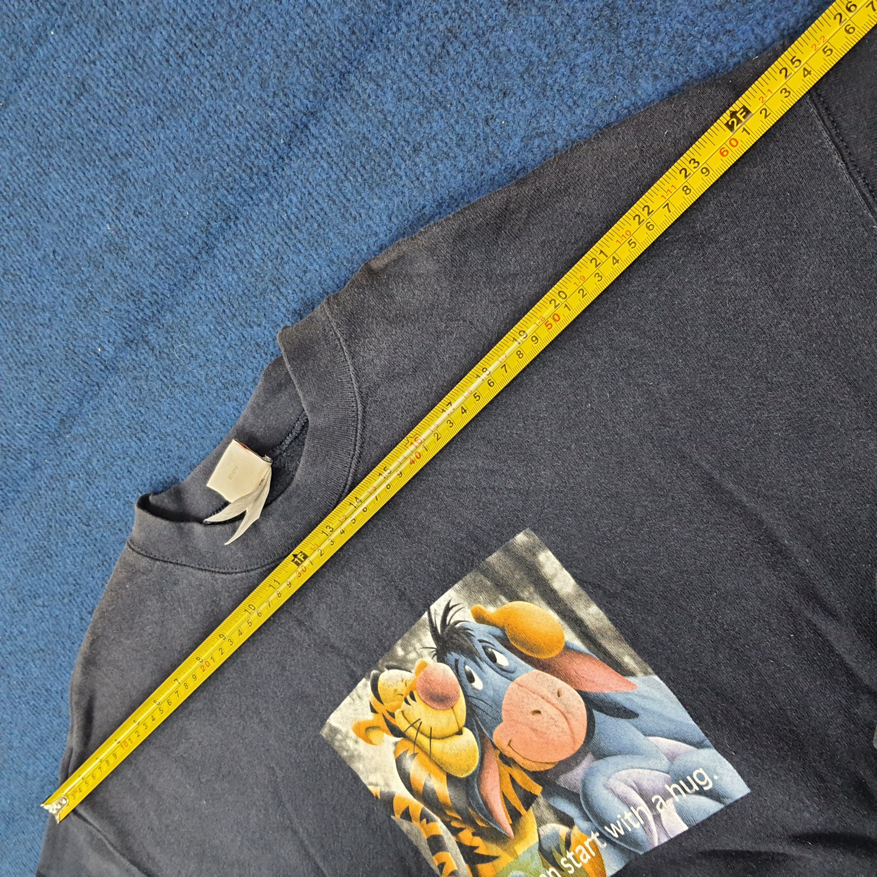 Disney Vintage Disney Tigger and Eeyore Photo Sweatshirt C262N3 Size US XL / EU 56 / 4 - 8 Thumbnail
