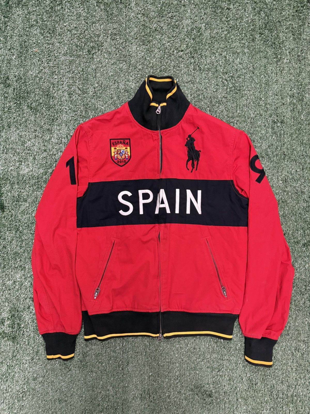 Vintage Polo Ralph Lauren Spain 2010 Big Pony Zip Jacket M