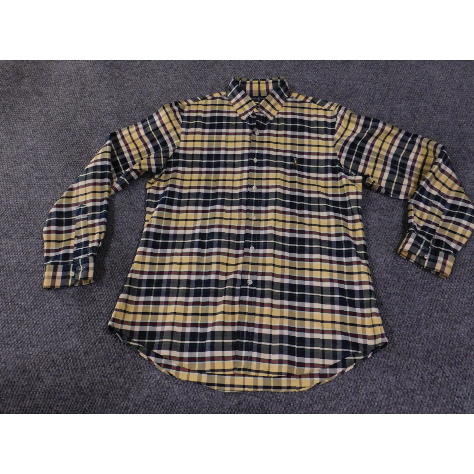 Ralph Lauren Ralph Lauren Shirt Mens Large Plaid Custom Fit Long Sleeve Button-Down Pony Size US L / EU 52-54 / 3 - 2 Thumbnail