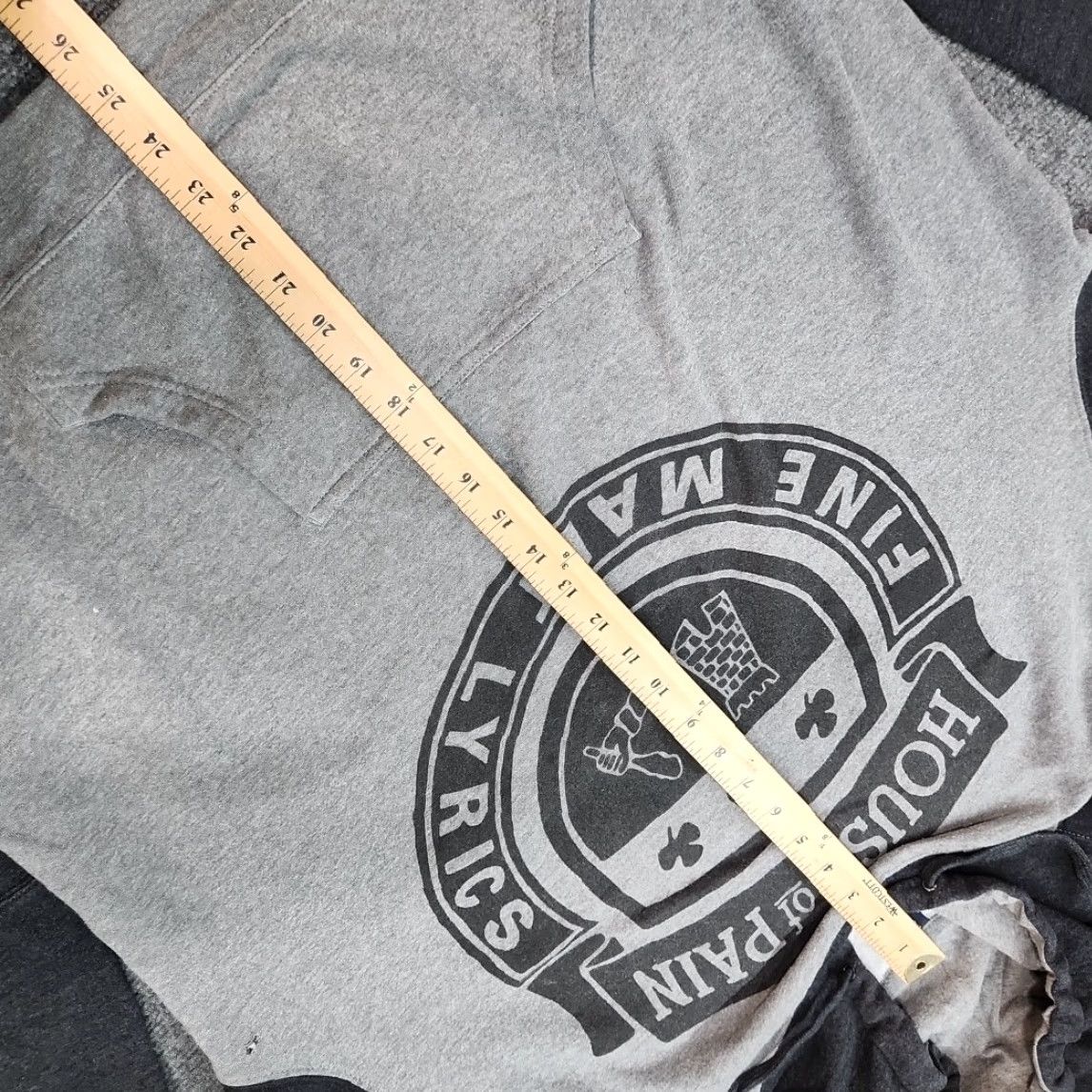 House of CB VINTAGE? House Of Pain Fighting Irish Hoodie Men Grey 3XL Pullover 2 Tone Front Print Size US XXL / EU 58 / 5 - 6 Thumbnail