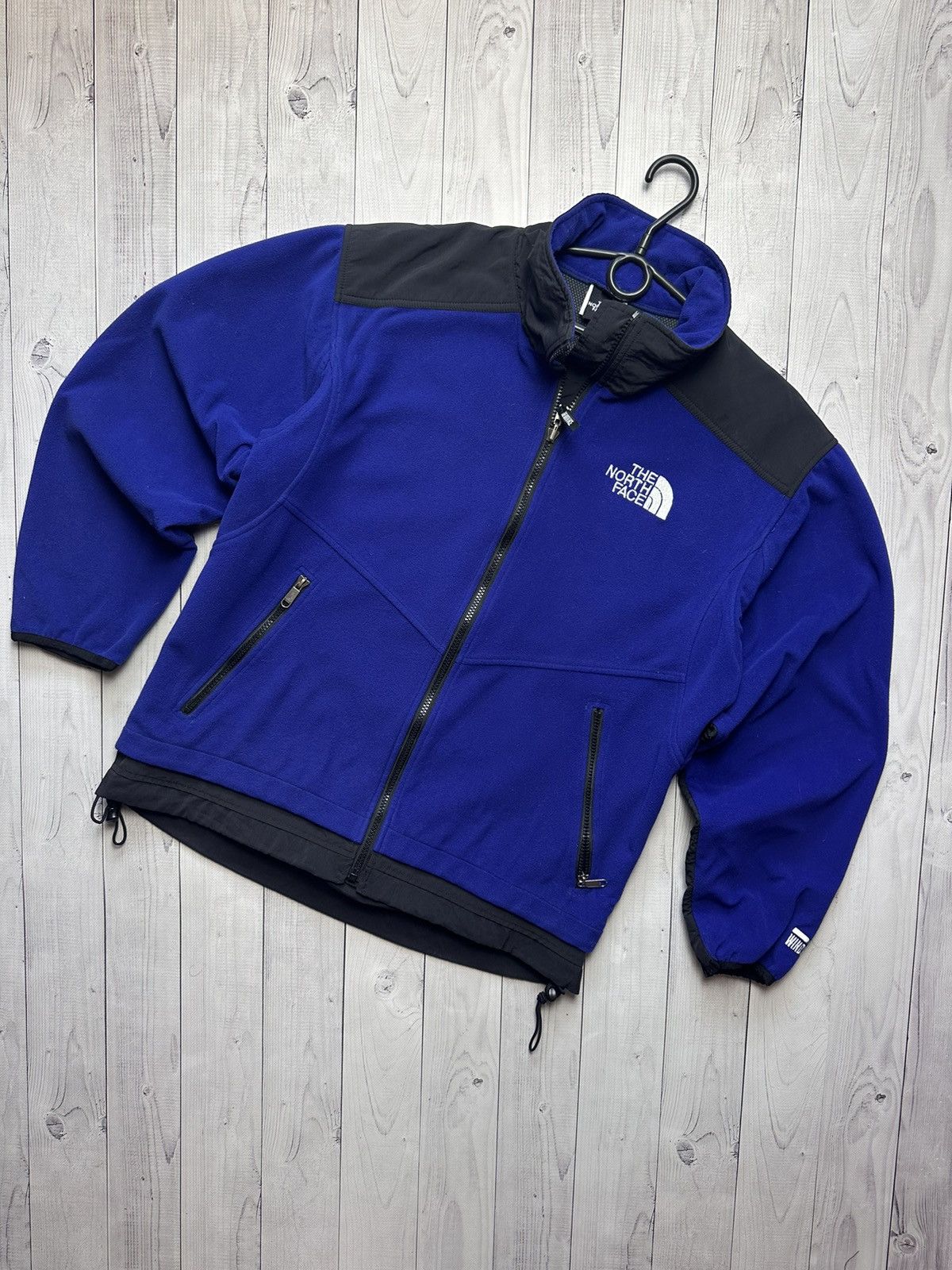 The North Face Vintage fleece jacket The North Face logo blue rare M Size US M / EU 48-50 / 2 - 1 Thumbnail
