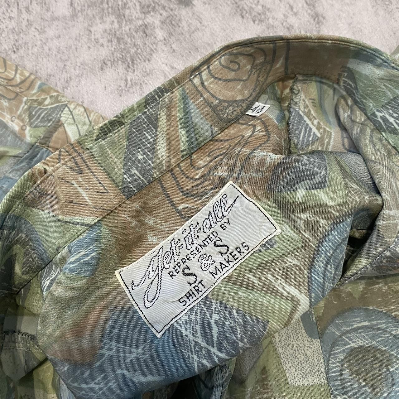 Other Green and grey Hawaiian-style shirt # Size US XL / EU 56 / 4 - 4 Thumbnail