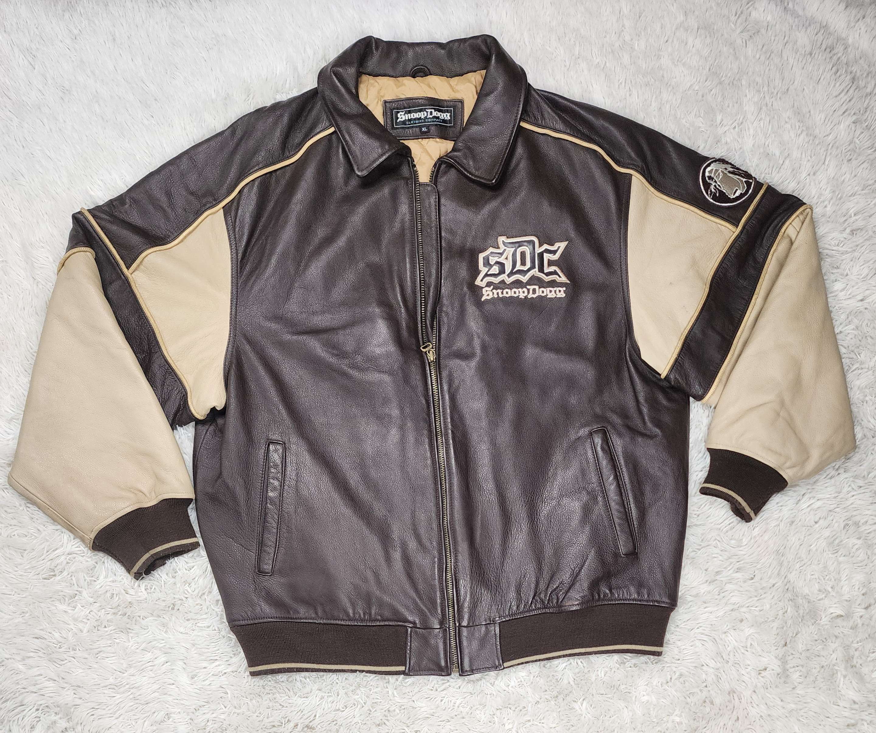 Snoop Dogg Vintage Snoop Dogg clothing company leather jacket Size US XL / EU 56 / 4 - 1 Thumbnail