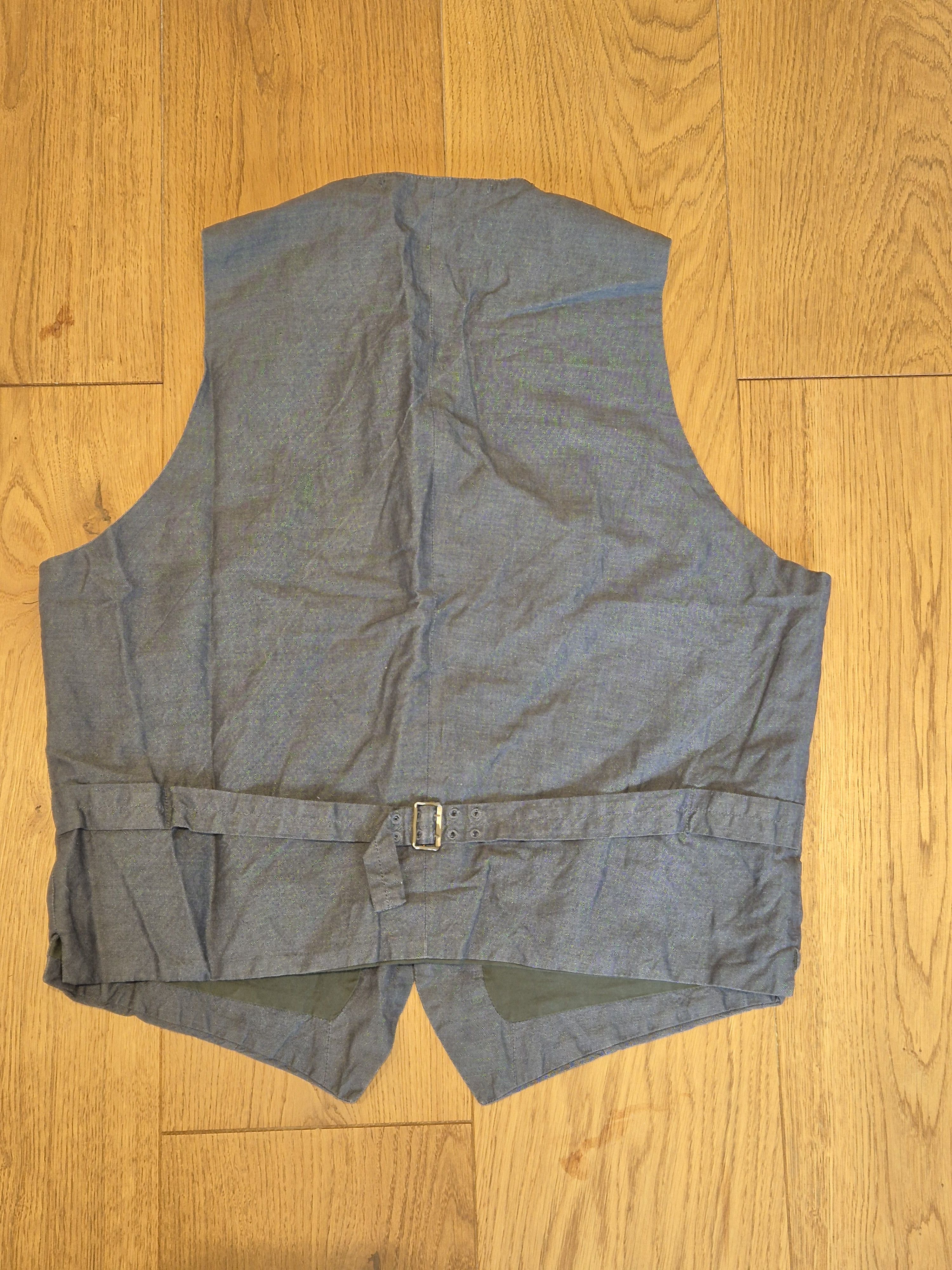Nigel Cabourn Nigel Cabourn Linen Vest Size 54R - 2 Thumbnail