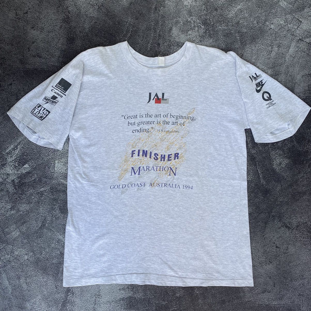Nike × Vintage Vintage Rare Gold Coast Nike 1994 Australia Marathon Tee Size US L / EU 52-54 / 3 - 1 Thumbnail