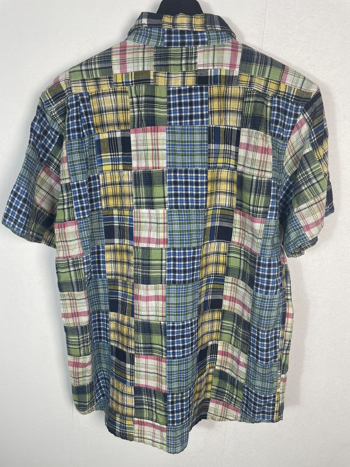 Beams Plus × Japanese Brand Vintage Beams Patchwork Shirt Buttons Upp Size US L / EU 52-54 / 3 - 5 Thumbnail