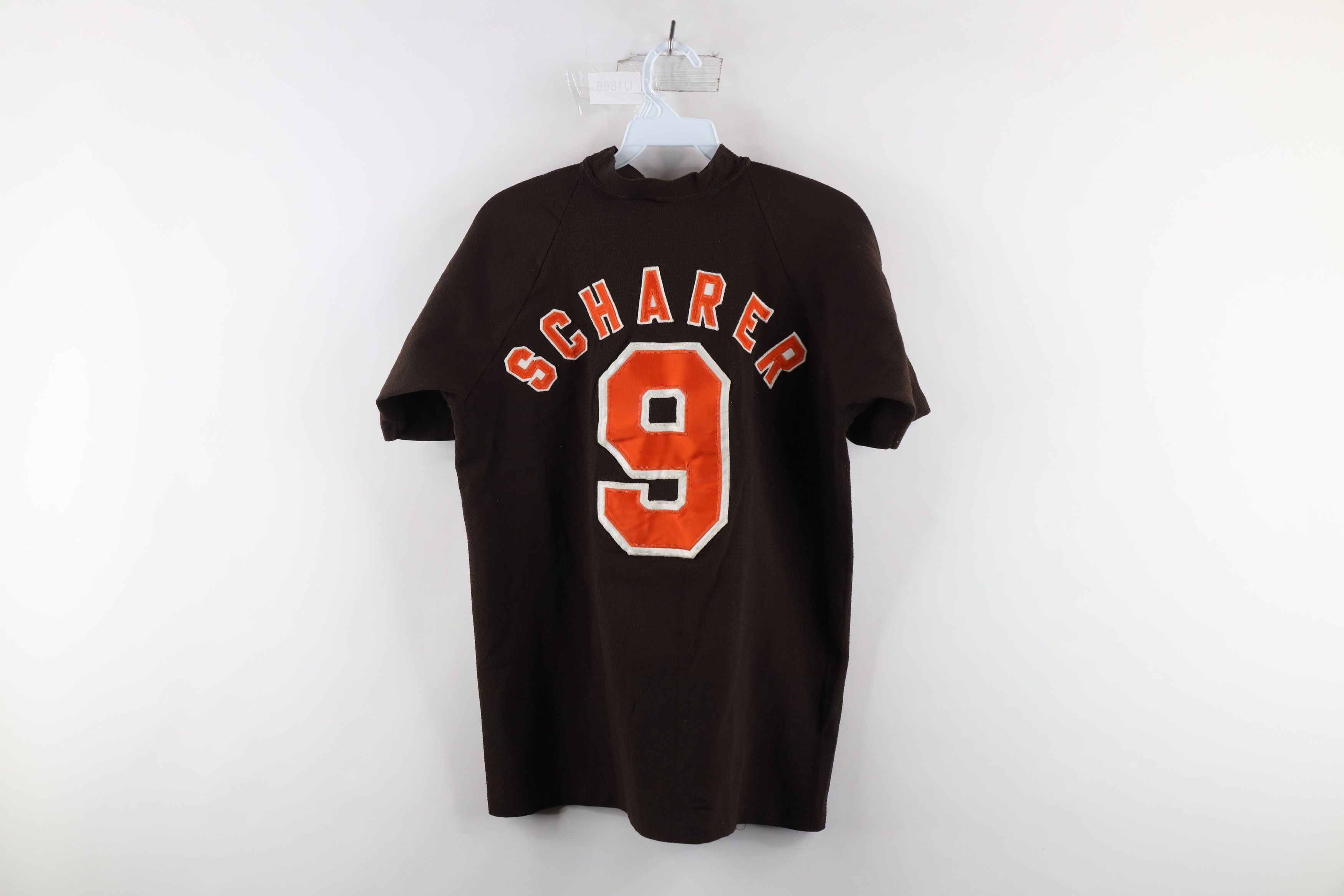 Vintage Vintage 50s 60s Knit Short Sleeve Jersey T-Shirt Brown USA Size US M / EU 48-50 / 2 - 10 Thumbnail