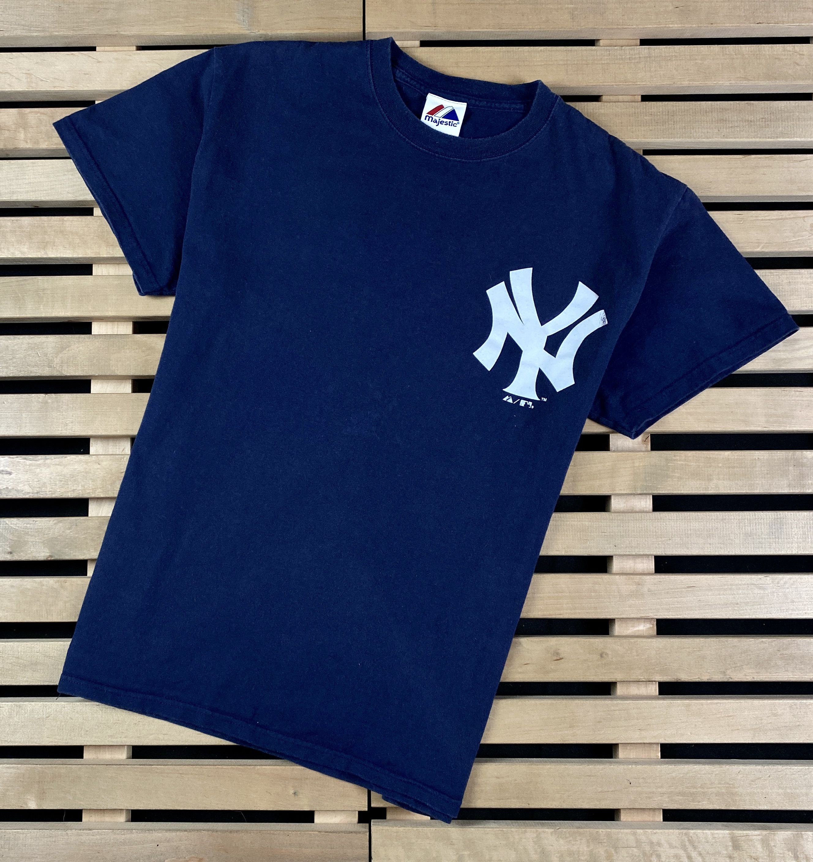 MLB Mens Vintage T-Shirt Majestic New York Yankees MLB Size M Size US M / EU 48-50 / 2 - 1 Thumbnail