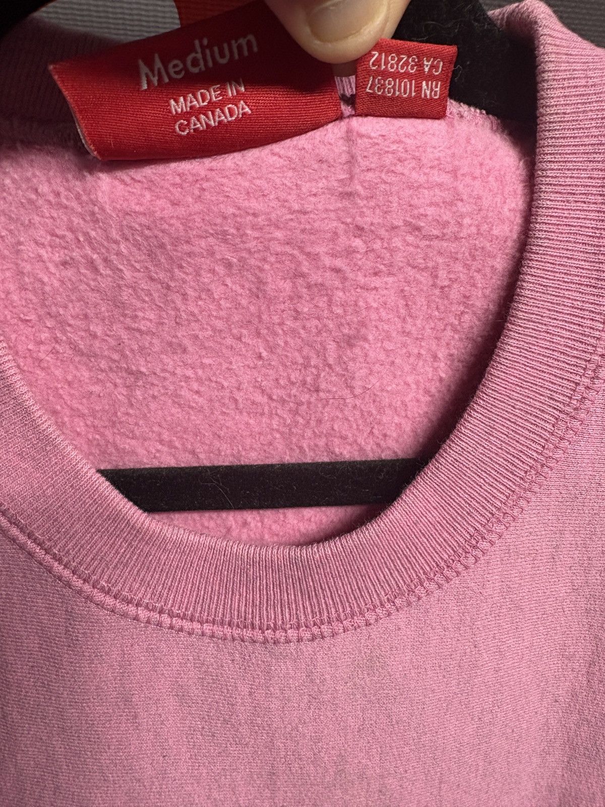 Supreme SUPREME BOX LOGO CREWNECK SWEATSHIRT PINK SIZE MEDIUM 2015 Size US M / EU 48-50 / 2 - 8 Thumbnail