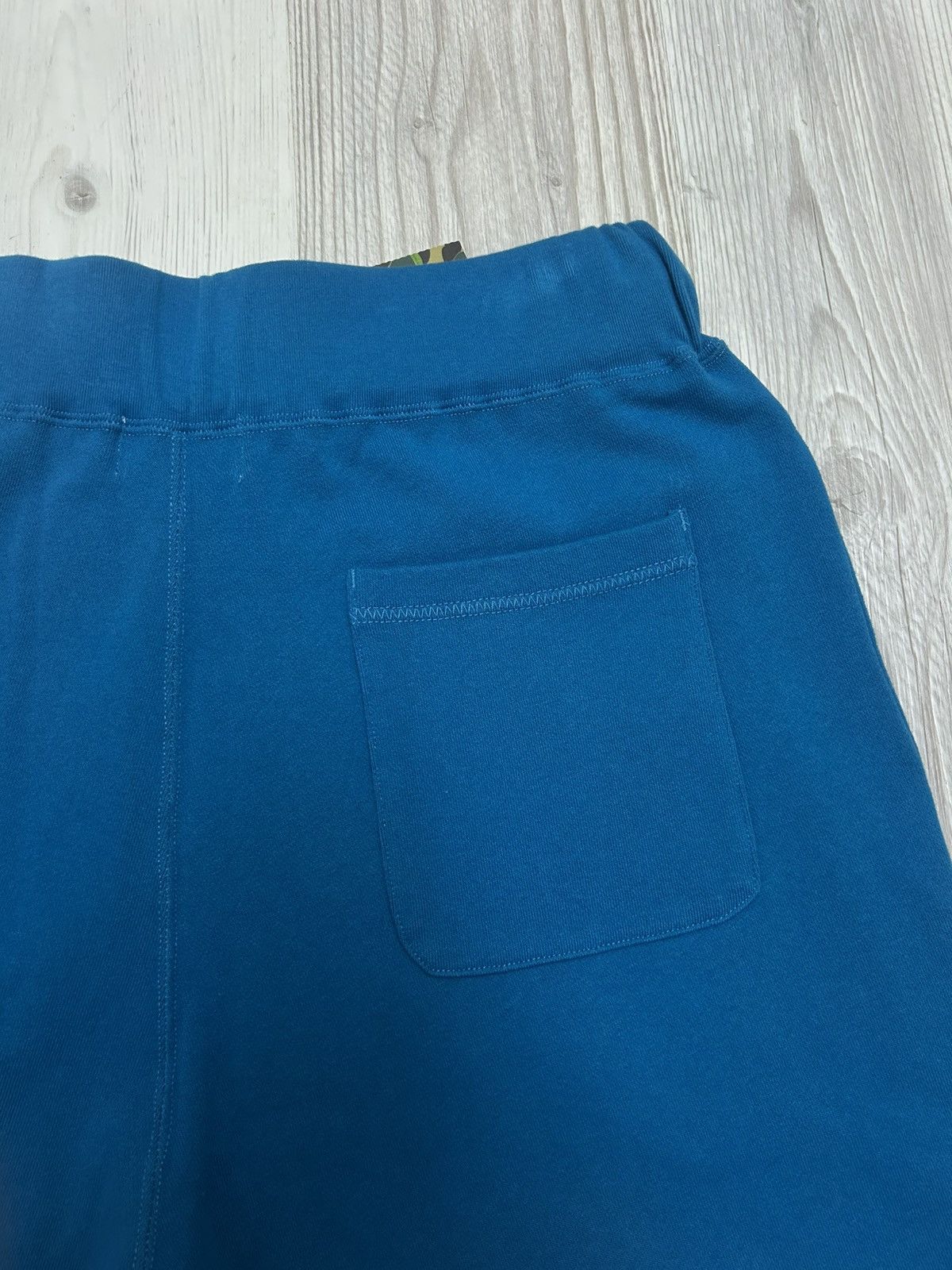 Bape Bape Shark Logo Blue Sweat Shorts NWT Size US 36 / EU 52 - 7 Thumbnail