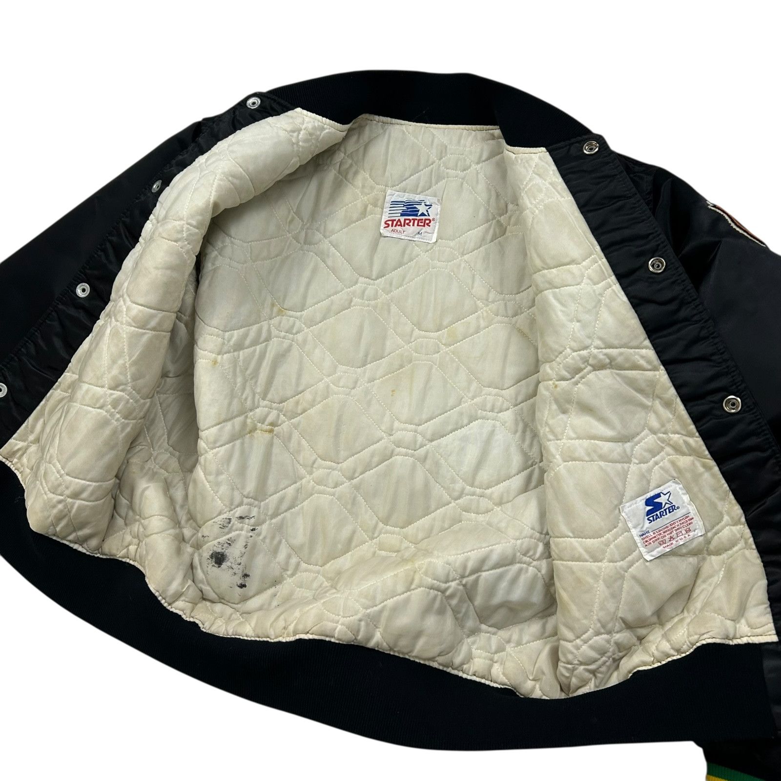 NFL VTG 90s NHL MINNESOTA NORTH STARS STARTER SATIN JACKET Size US M / EU 48-50 / 2 - 6 Thumbnail