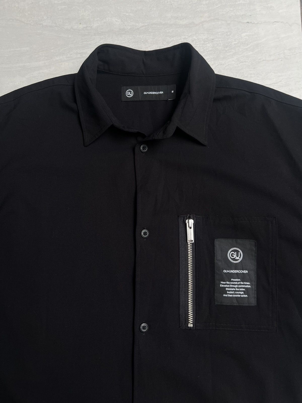 Undercover GU UNDERCOVER Zip Pocket Oversize Boxy Shirt Size US L / EU 52-54 / 3 - 3 Thumbnail